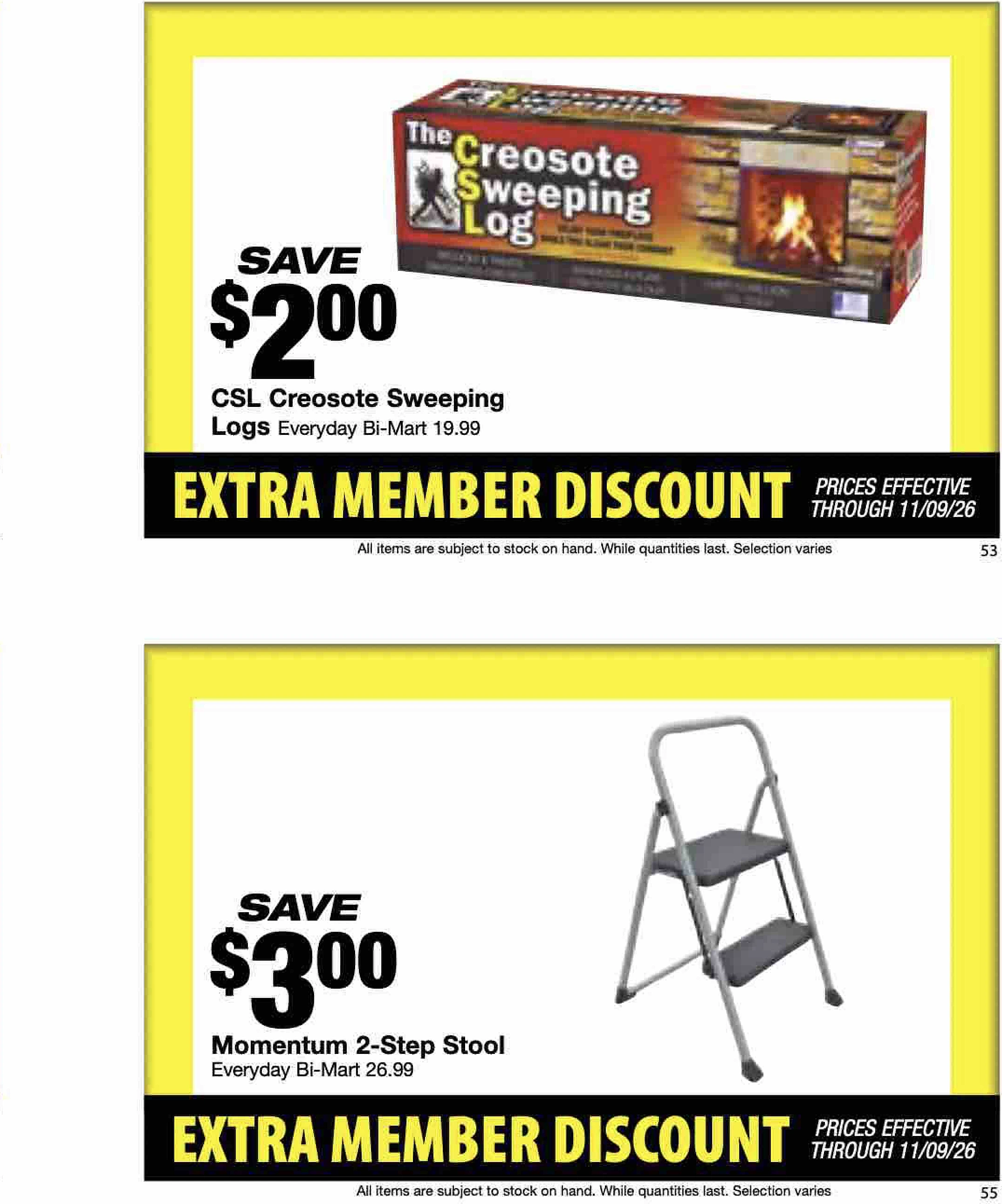 Bi-Mart October 26 Extra Member Discount - Page 29