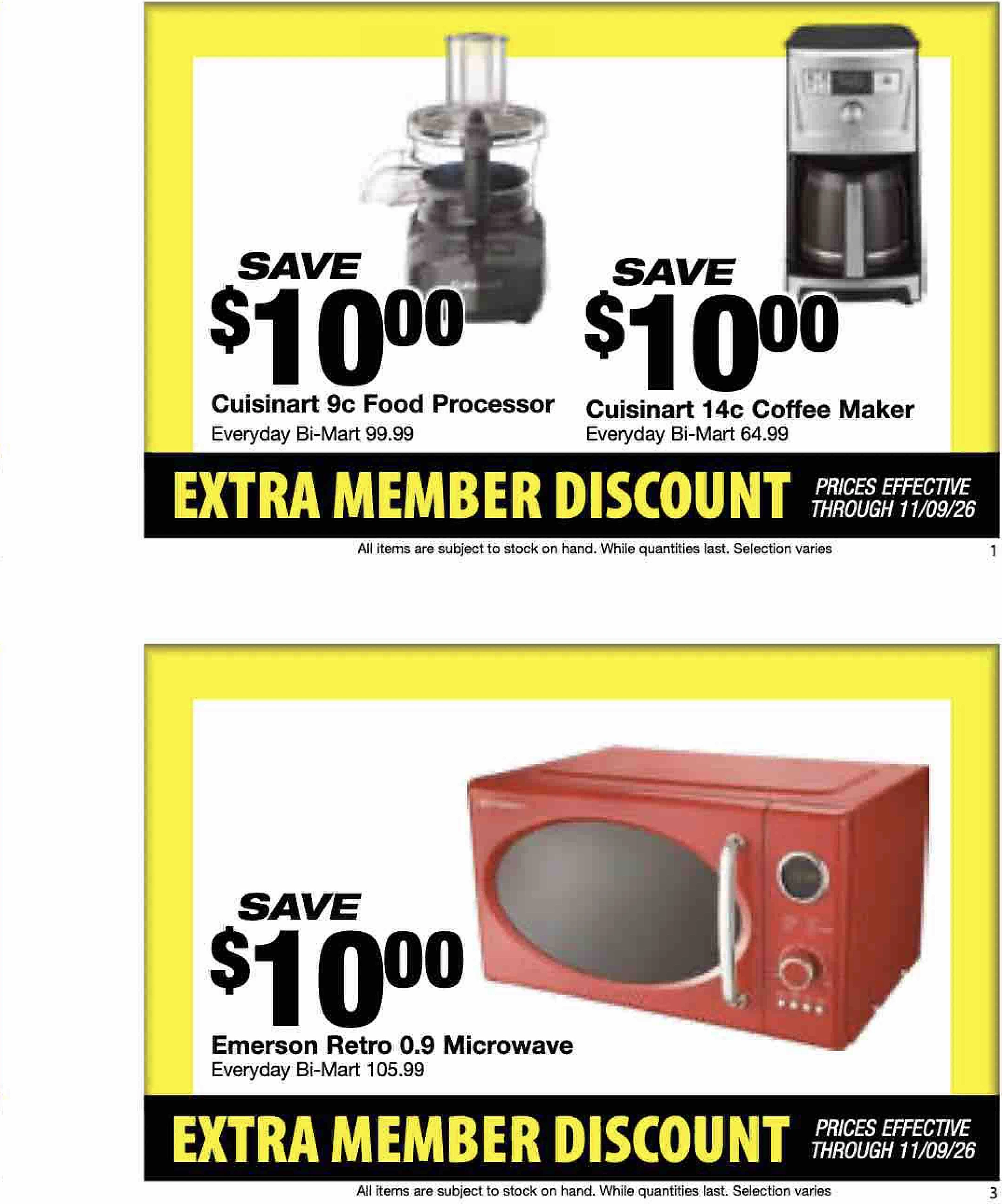 Bi-Mart October 26 Extra Member Discount - Page 3