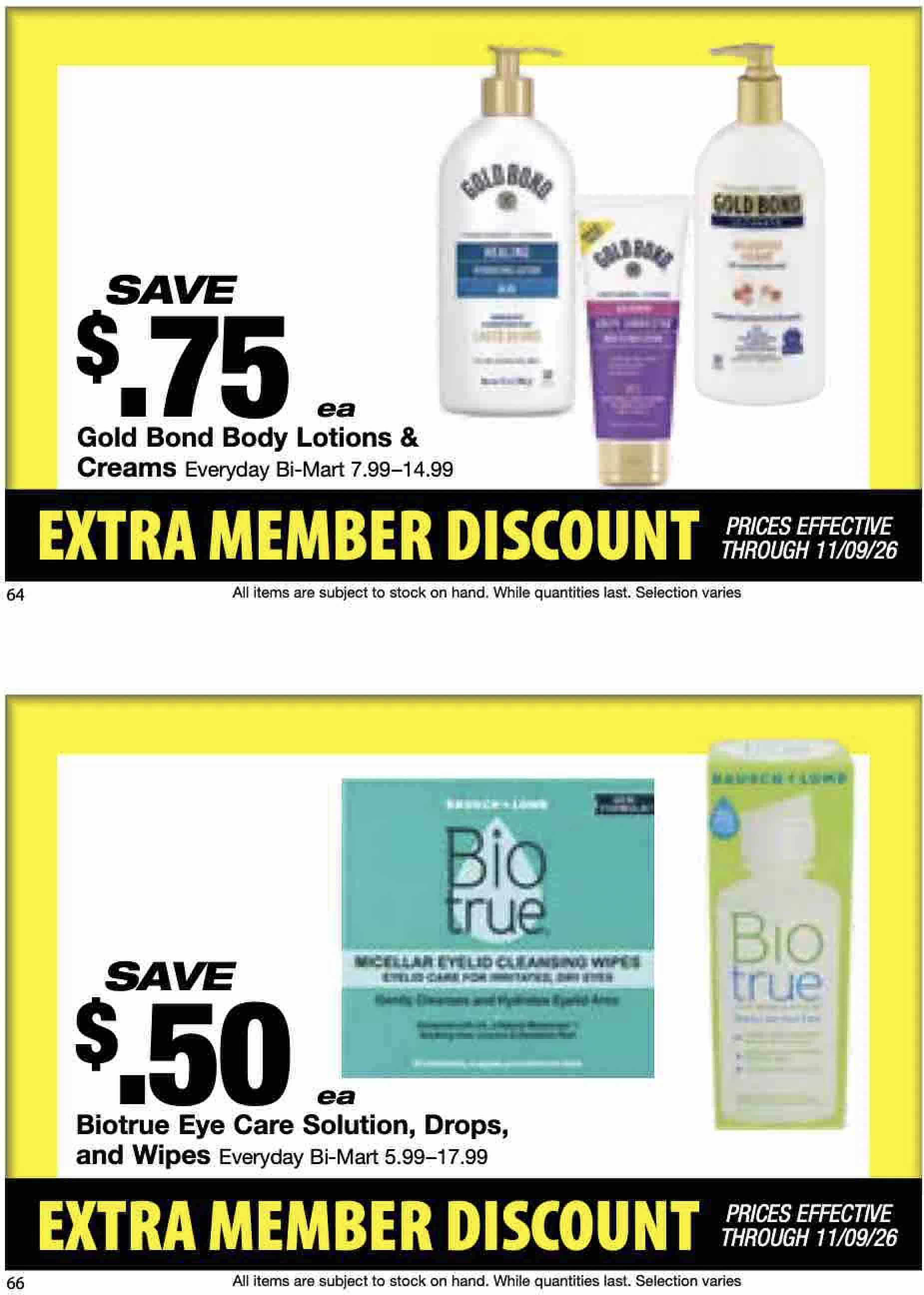 Bi-Mart October 26 Extra Member Discount - Page 34