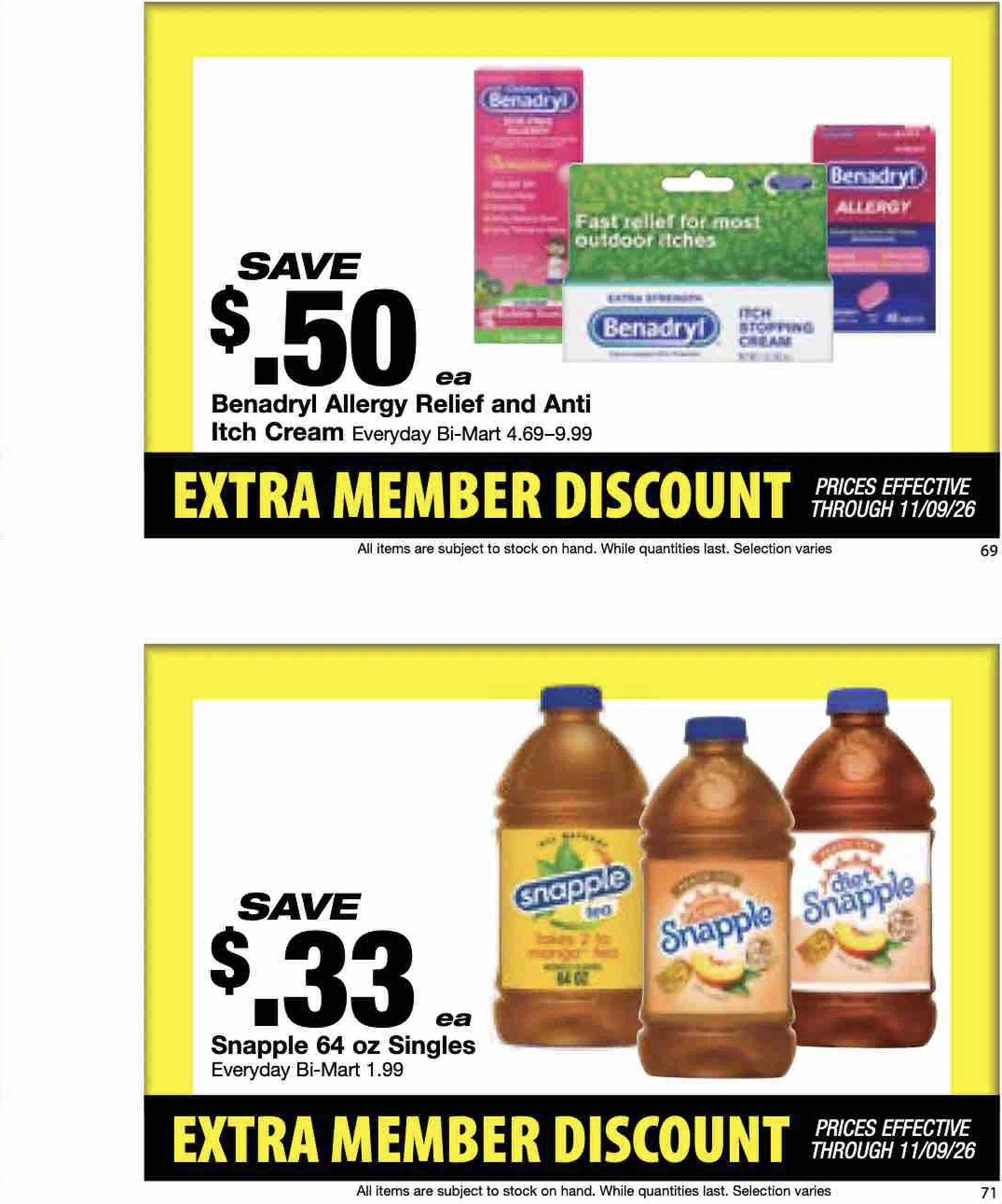 Bi-Mart October 26 Extra Member Discount - Page 37