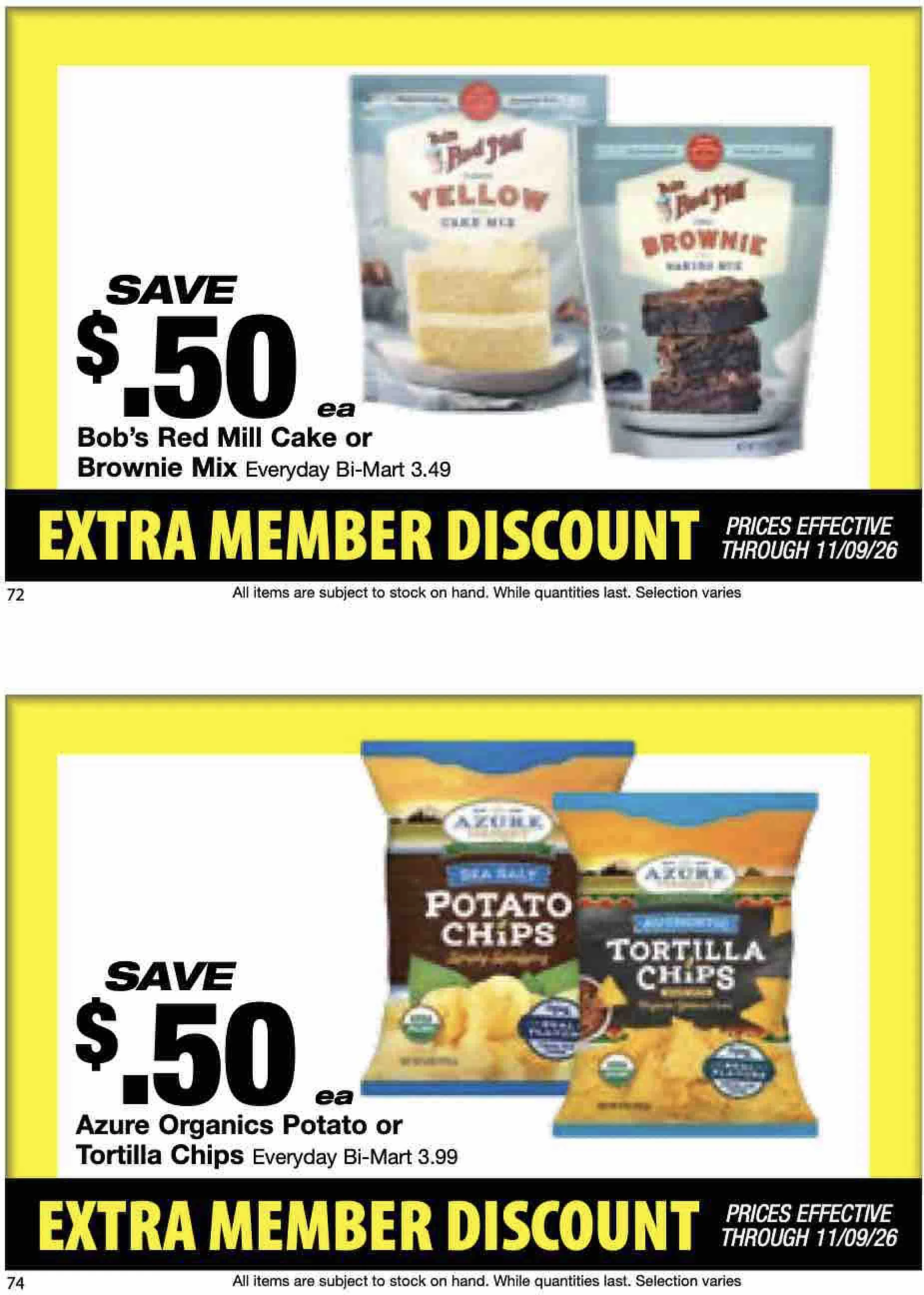 Bi-Mart October 26 Extra Member Discount - Page 38