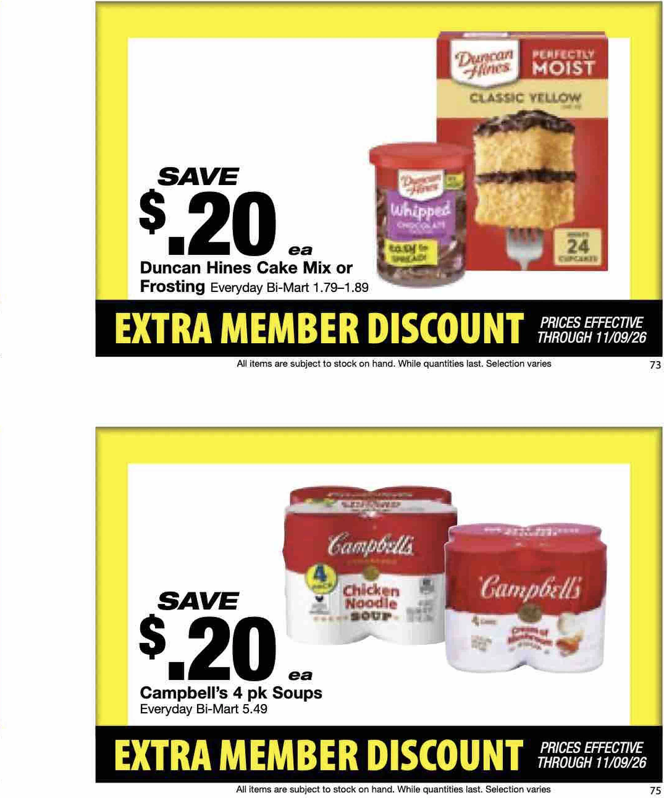 Bi-Mart October 26 Extra Member Discount - Page 39