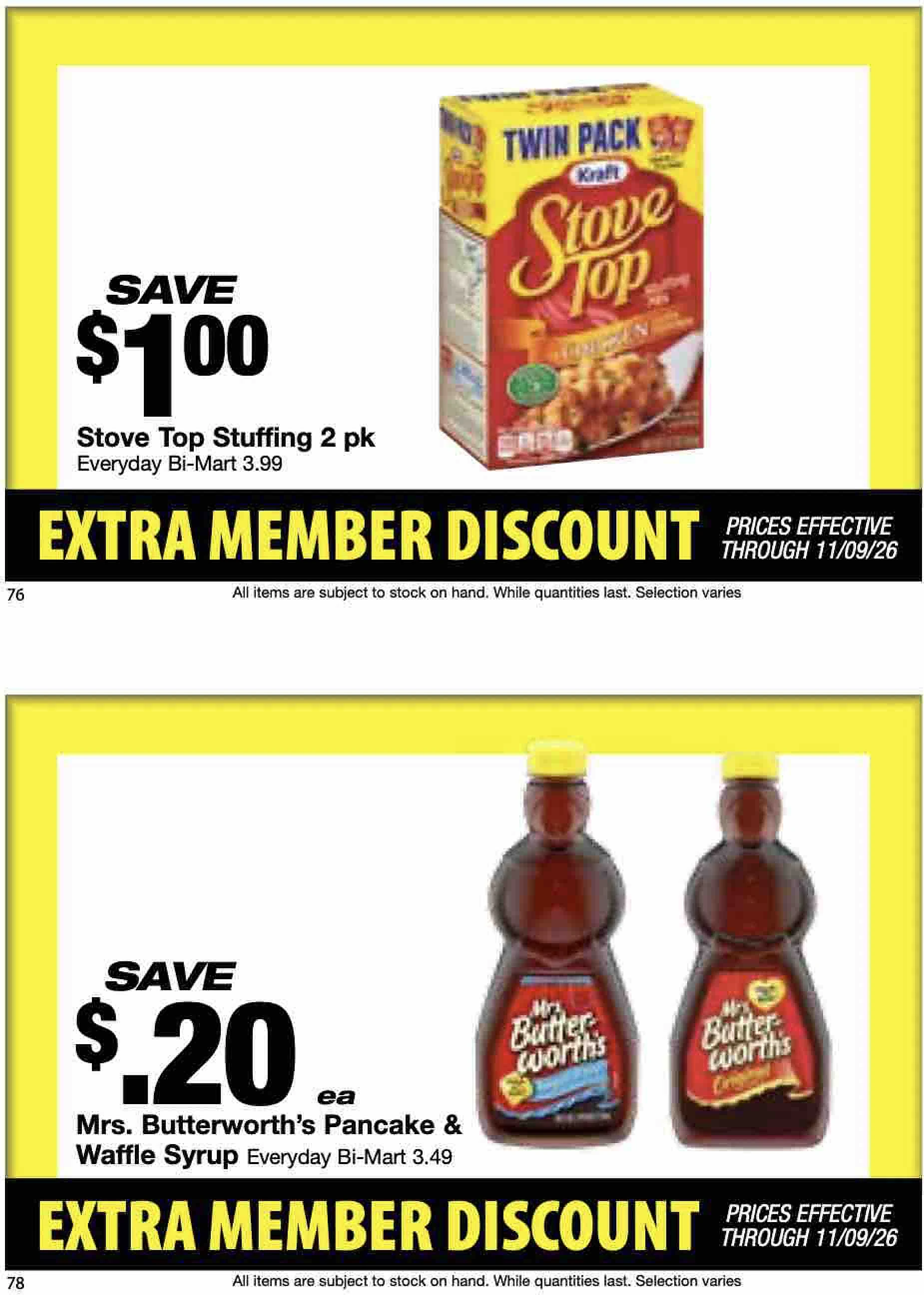 Bi-Mart October 26 Extra Member Discount - Page 40