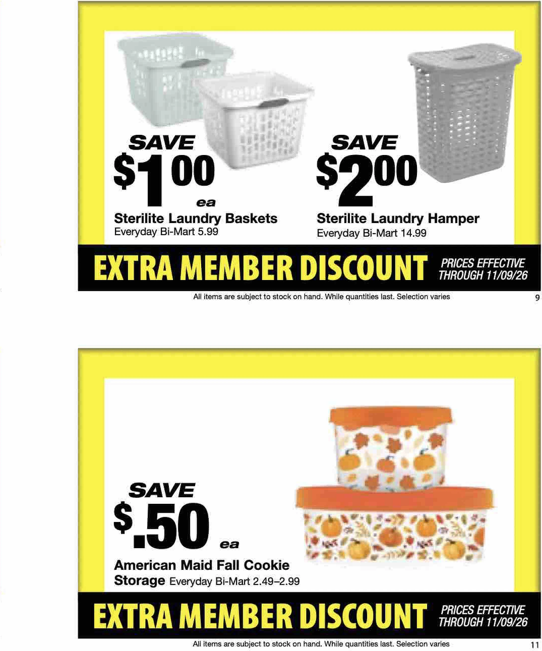 Bi-Mart October 26 Extra Member Discount - Page 7