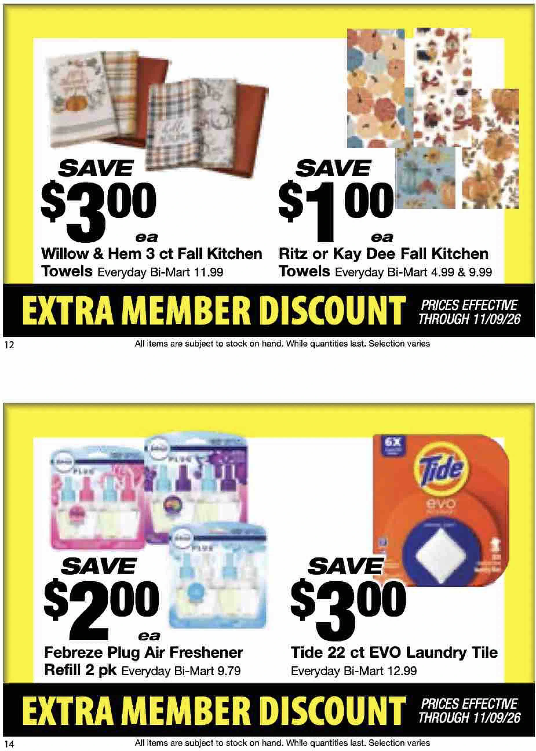 Bi-Mart October 26 Extra Member Discount - Page 8