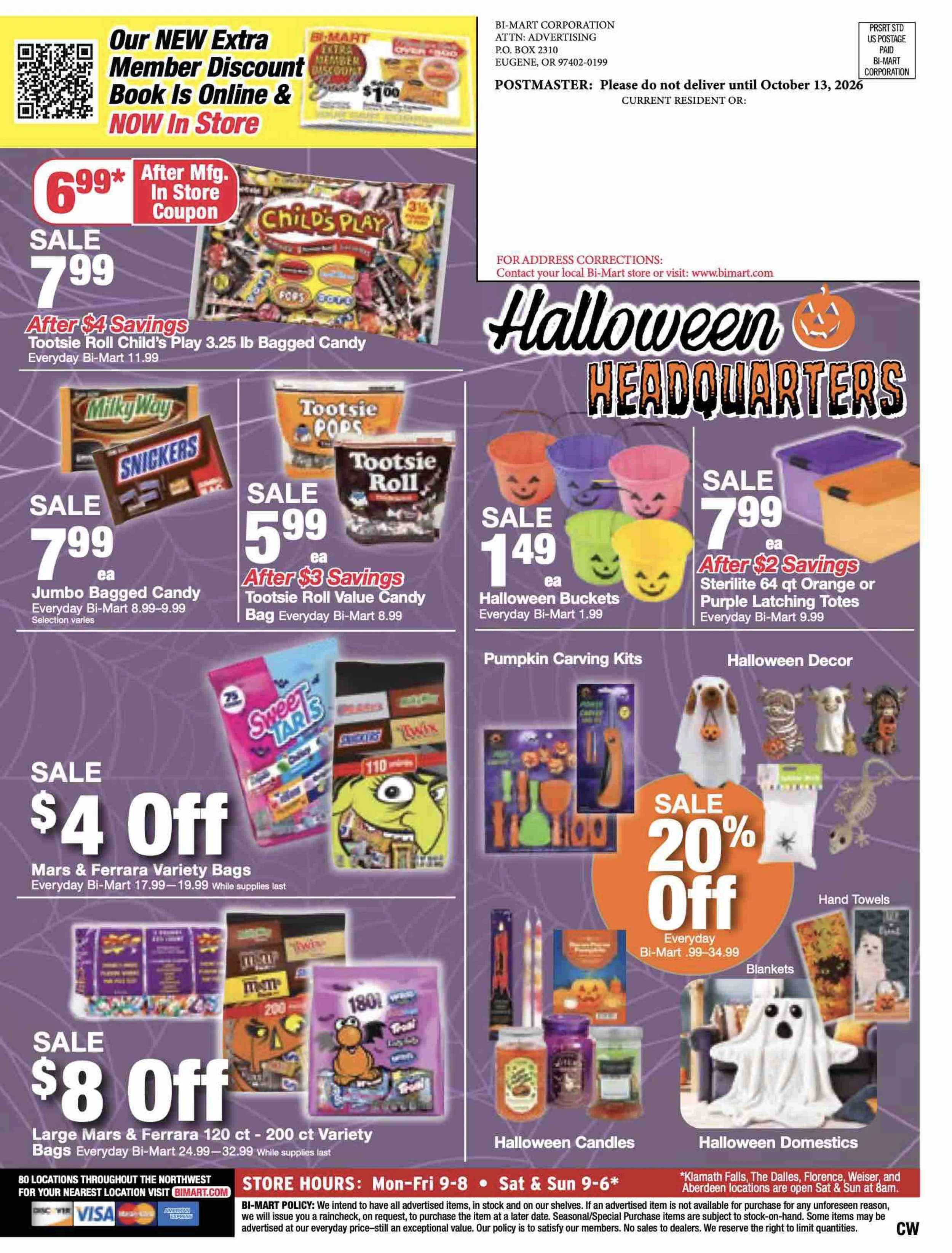 Bi-Mart October 13 Membership Savings Book - Page 12