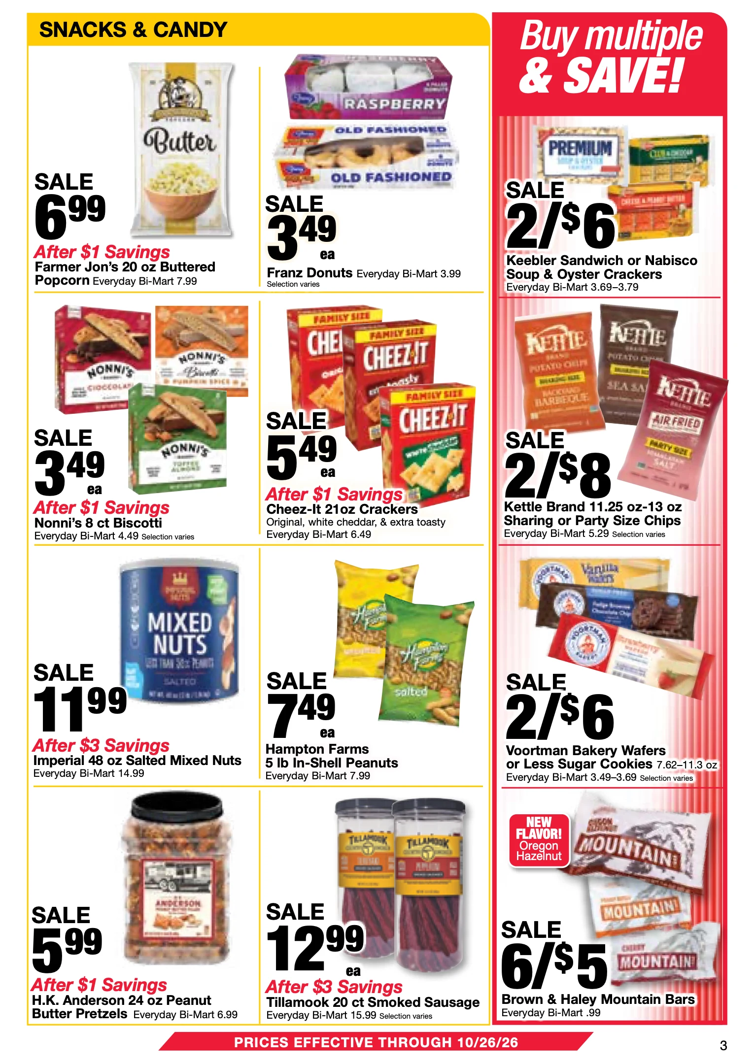 Bi-Mart October 13 Membership Savings Book - Page 3