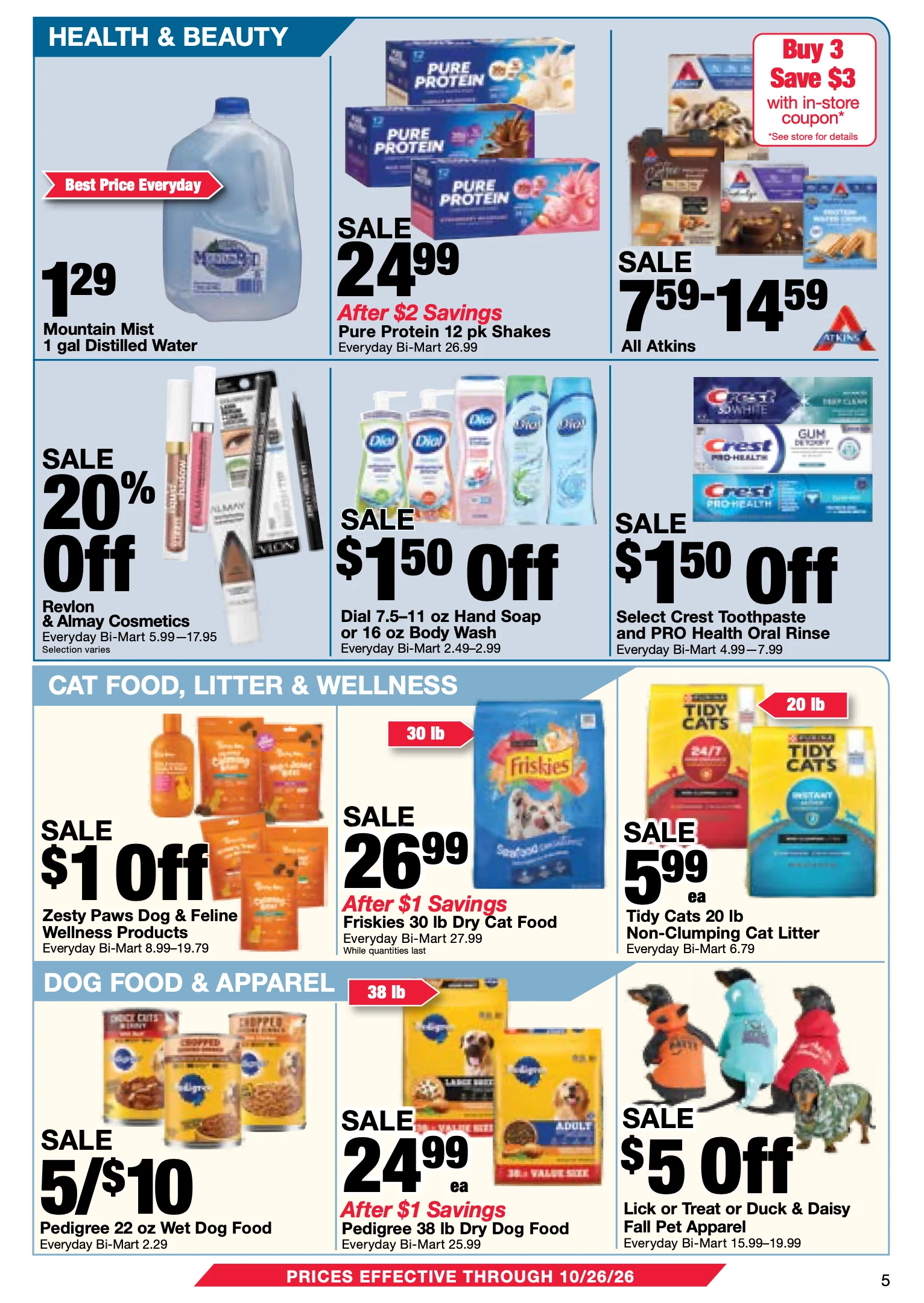 Bi-Mart October 13 Membership Savings Book - Page 5