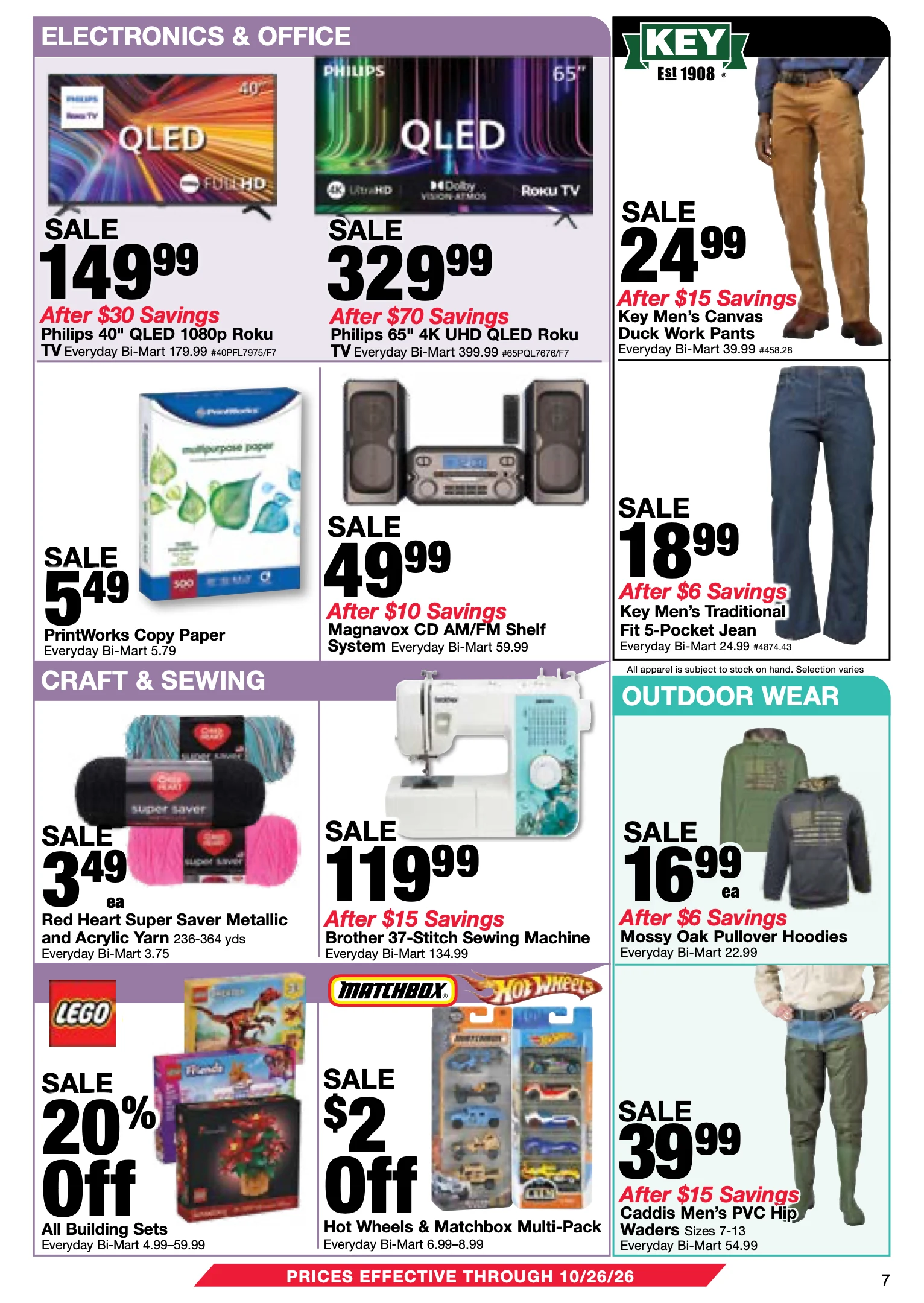 Bi-Mart October 13 Membership Savings Book - Page 7