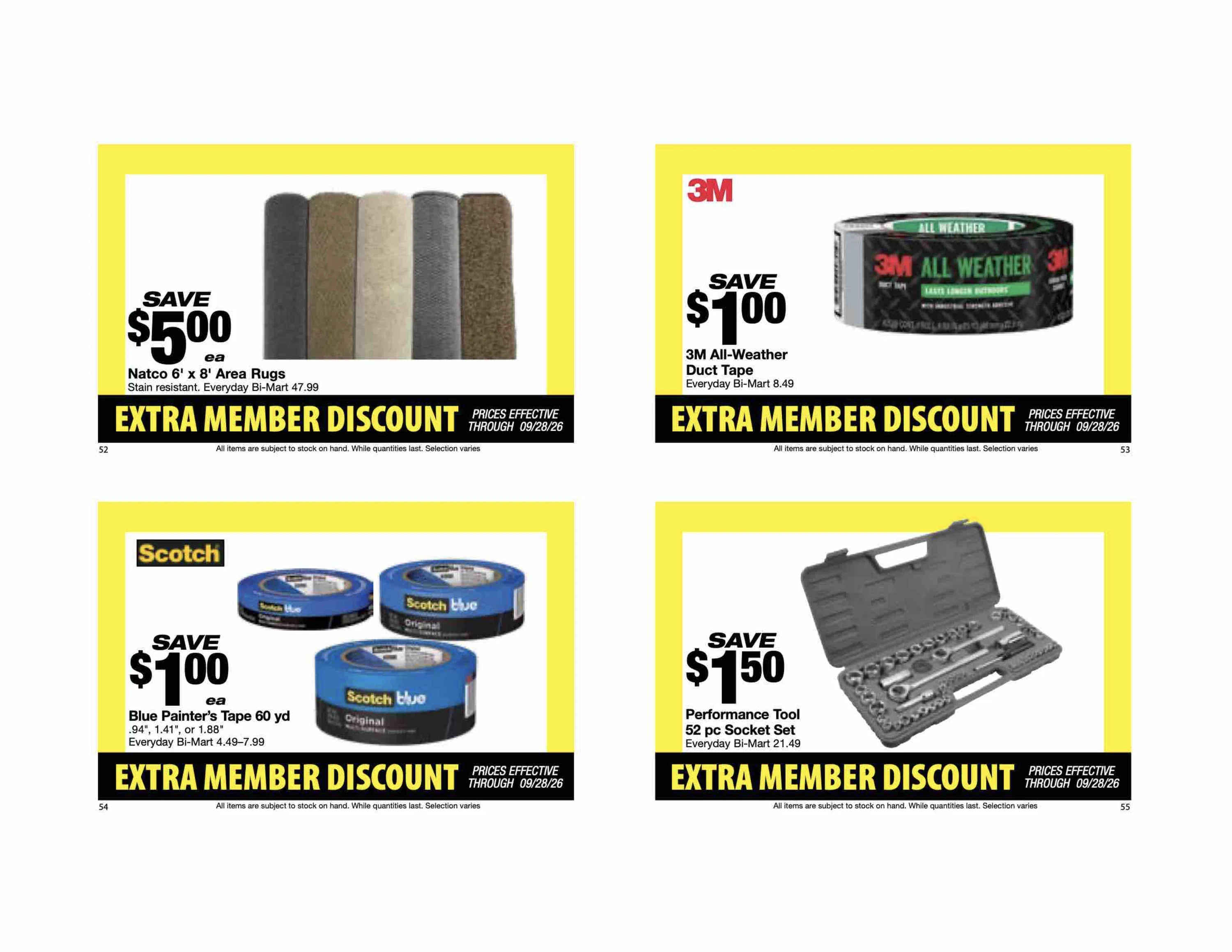 Bi-Mart September 14 Extra Member Discount Book - Page 15