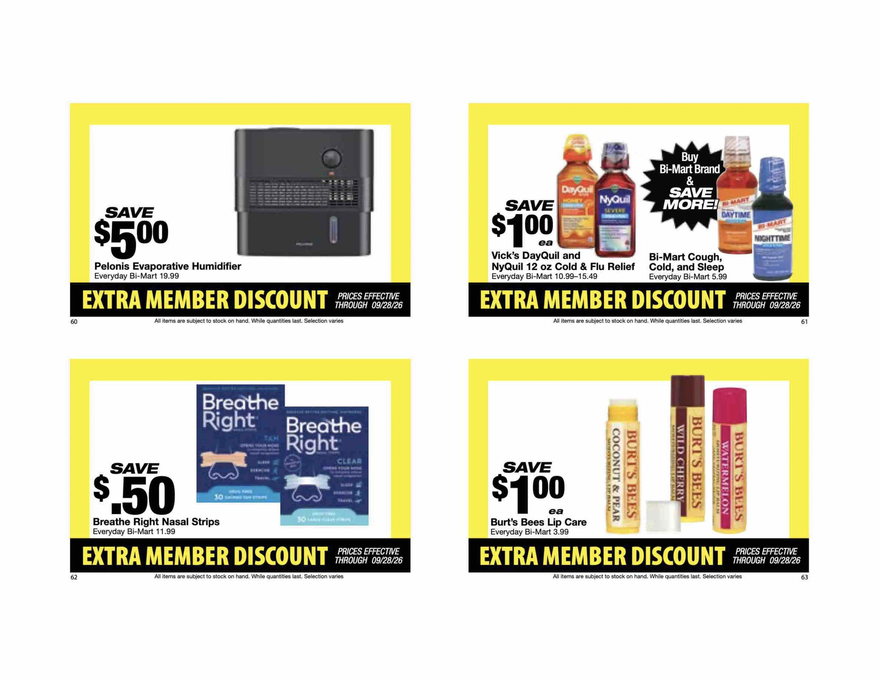 Bi-Mart September 14 Extra Member Discount Book - Page 17