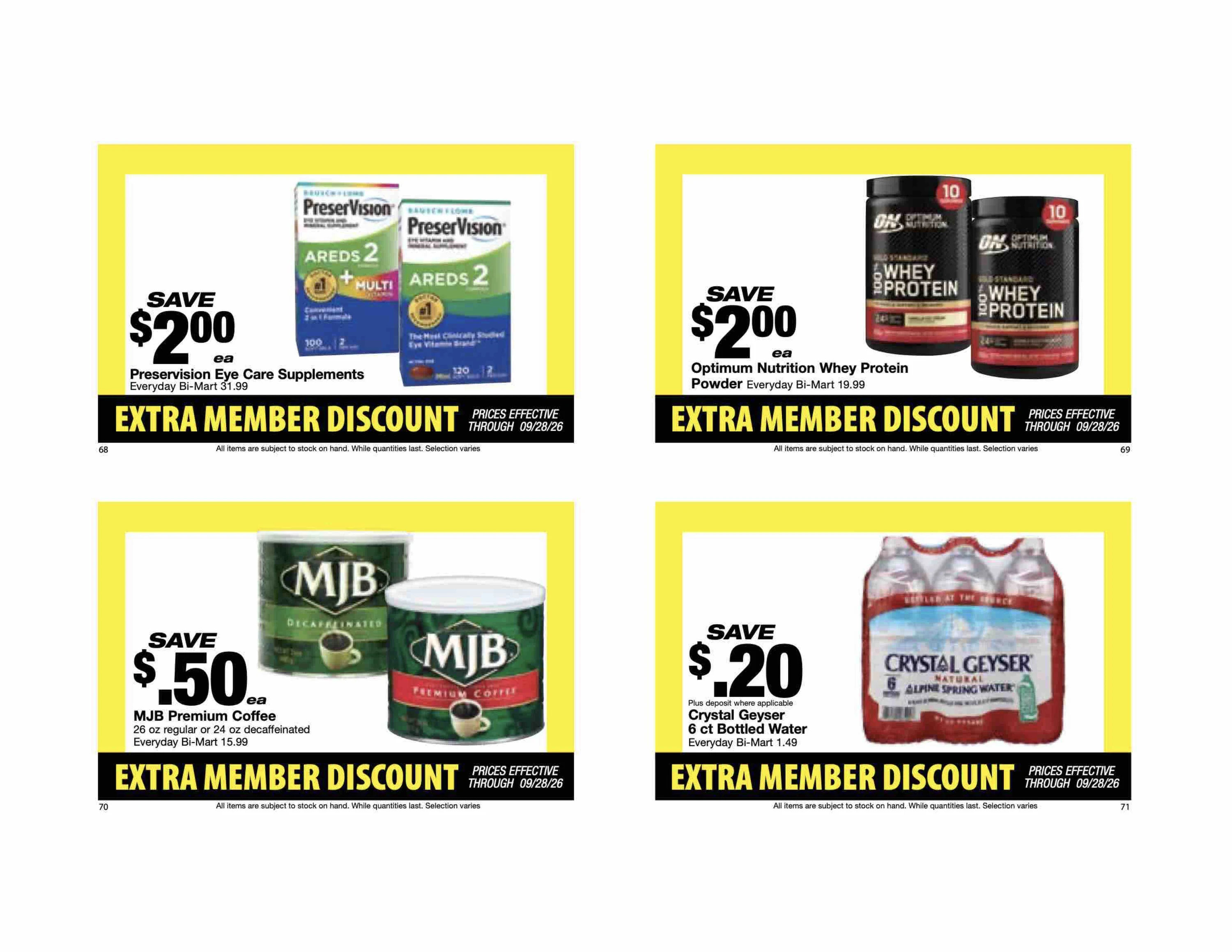 Bi-Mart September 14 Extra Member Discount Book - Page 19