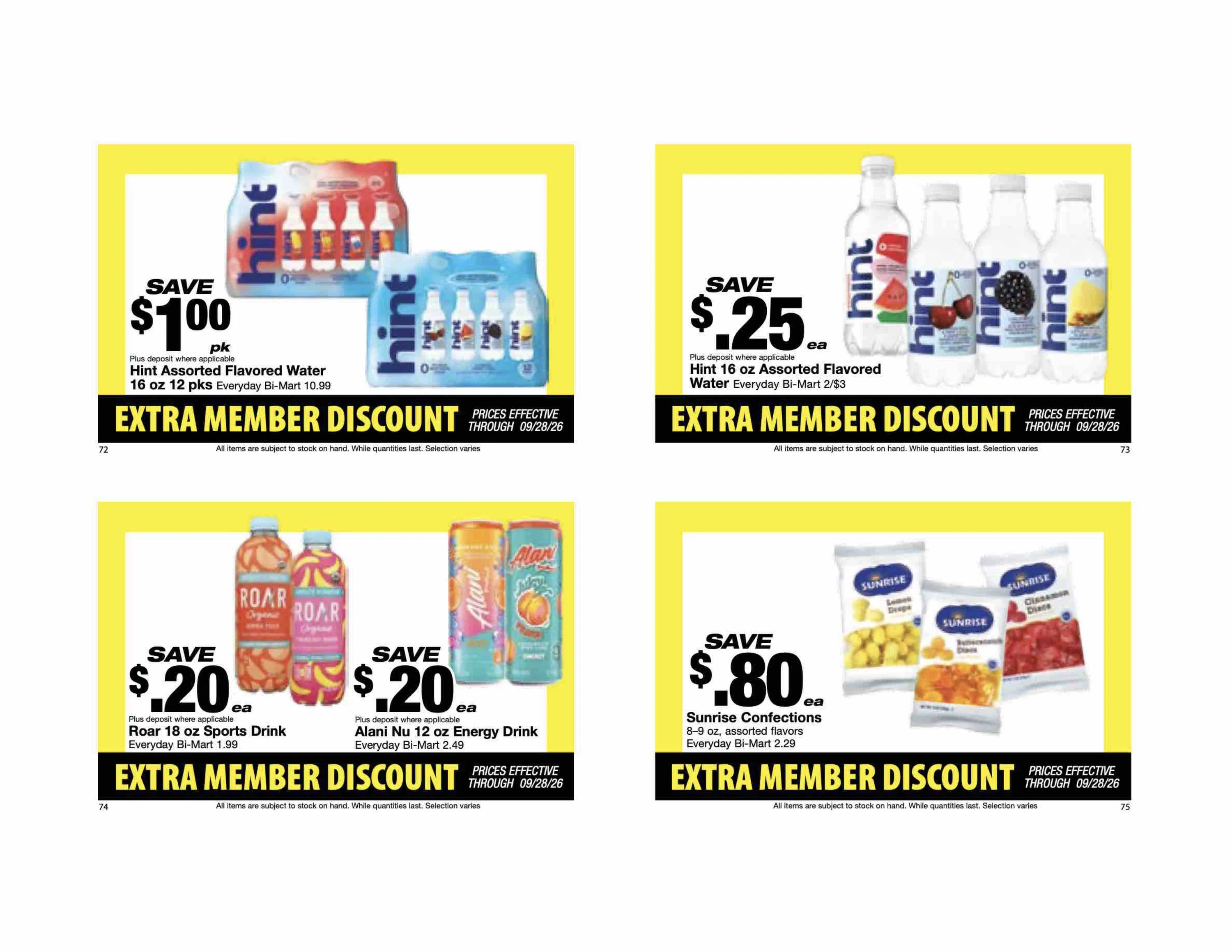 Bi-Mart September 14 Extra Member Discount Book - Page 20
