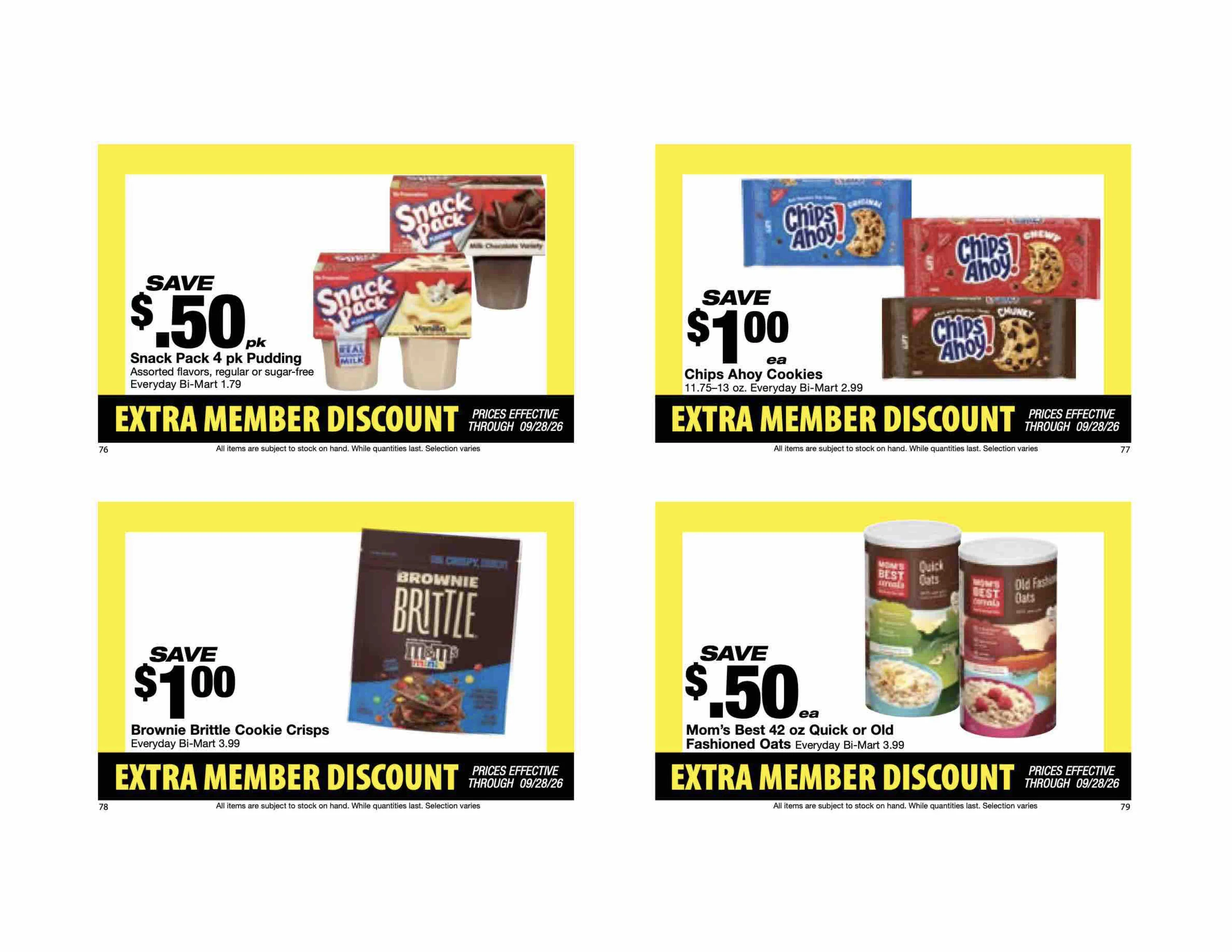 Bi-Mart September 14 Extra Member Discount Book - Page 21