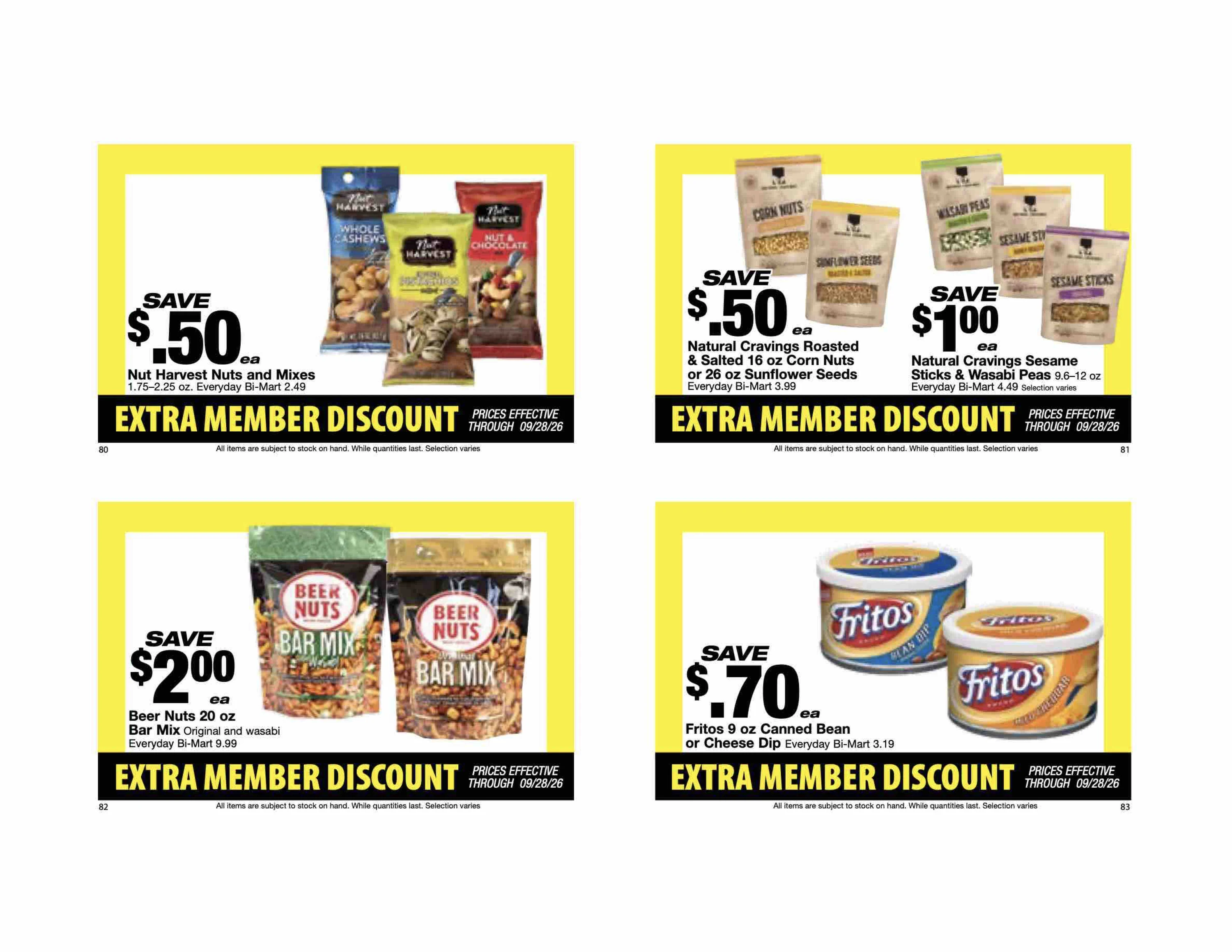 Bi-Mart September 14 Extra Member Discount Book - Page 22