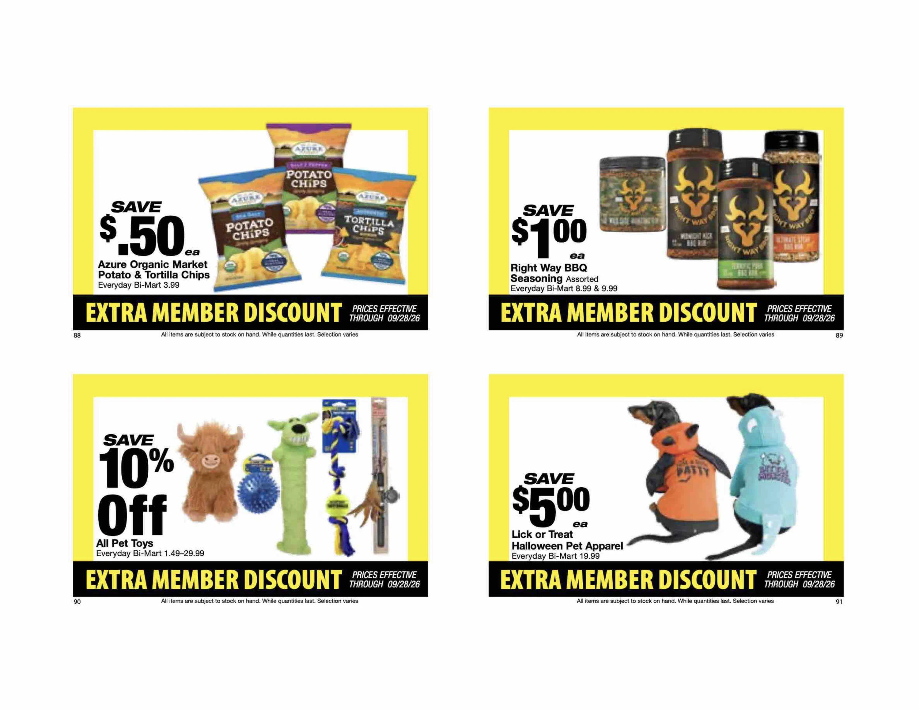 Bi-Mart September 14 Extra Member Discount Book - Page 24