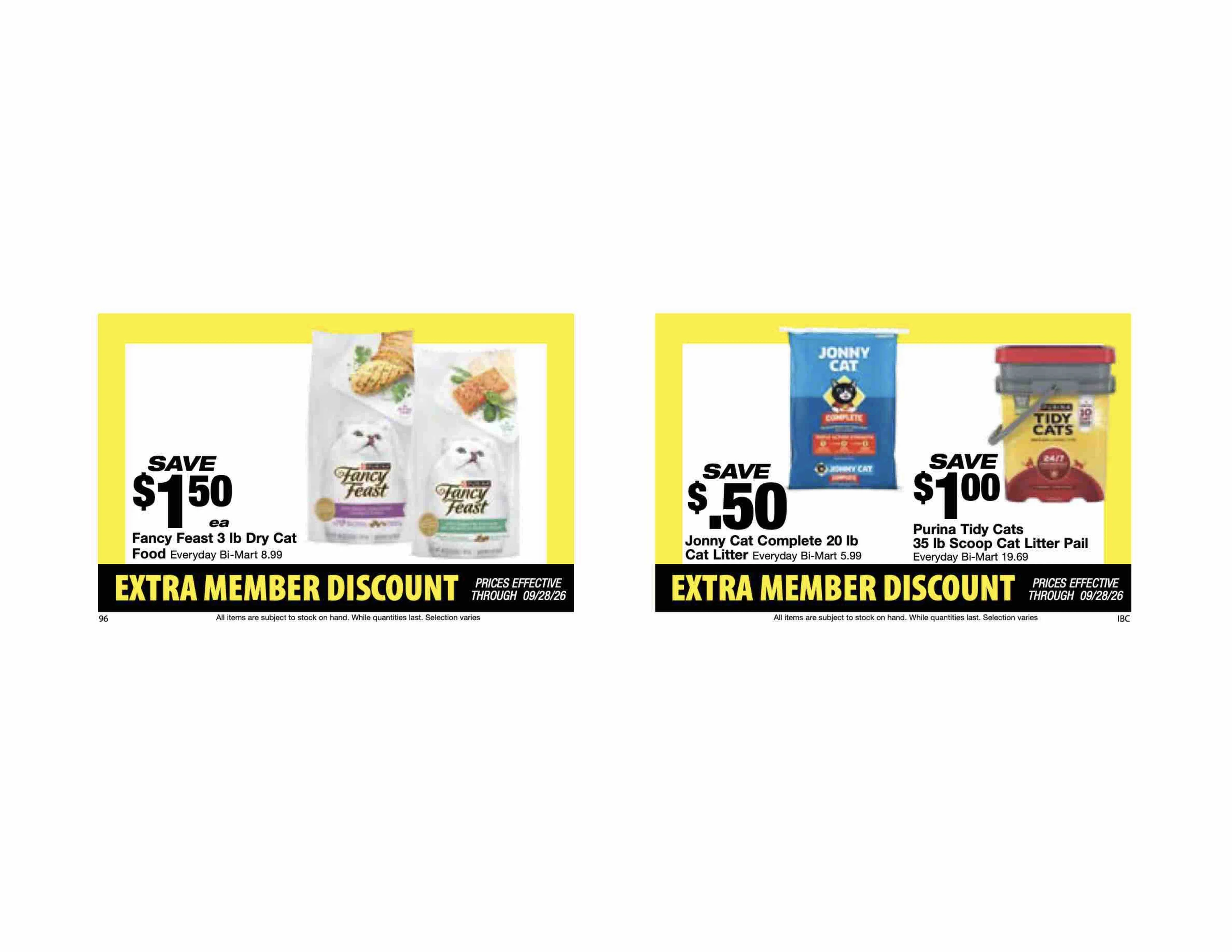 Bi-Mart September 14 Extra Member Discount Book - Page 26