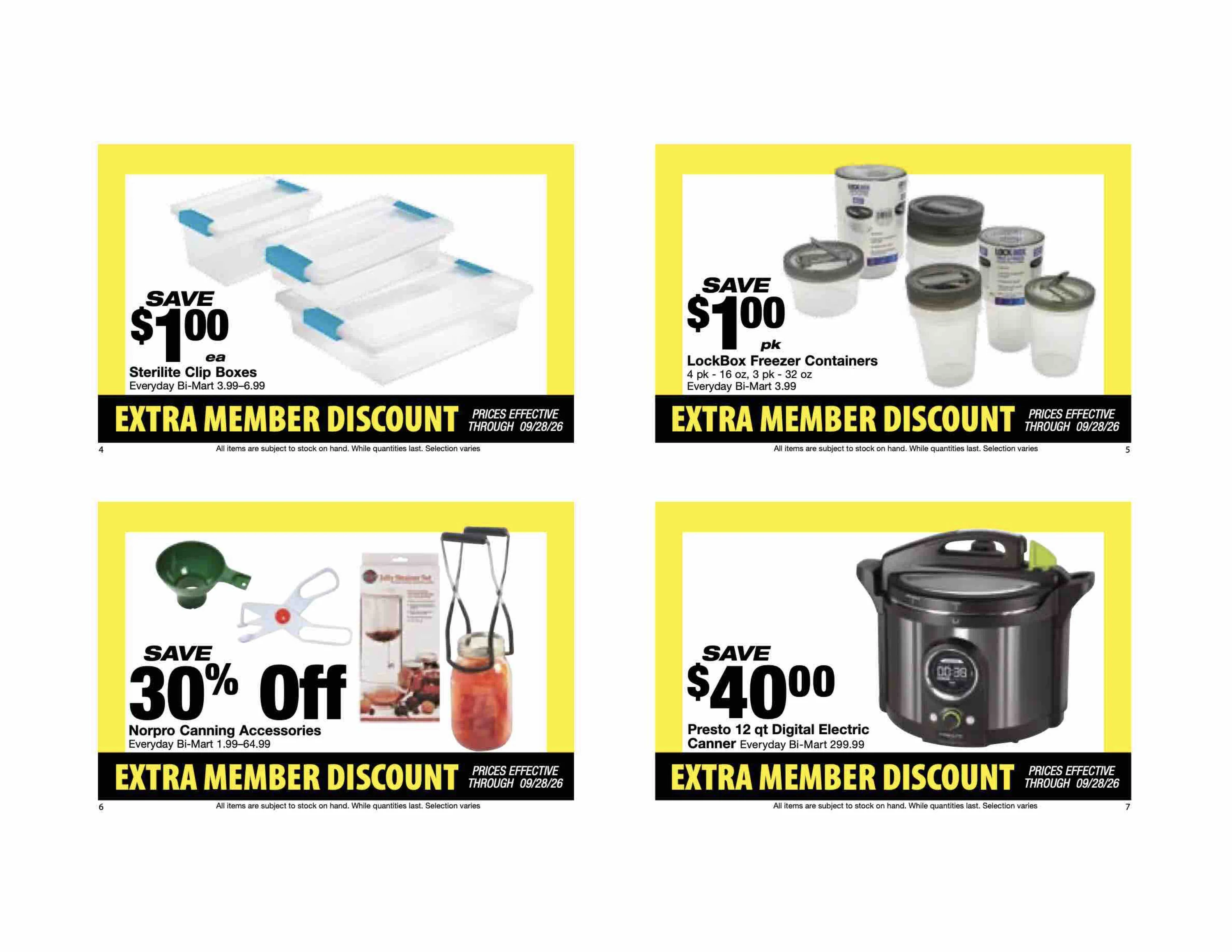 Bi-Mart September 14 Extra Member Discount Book - Page 3