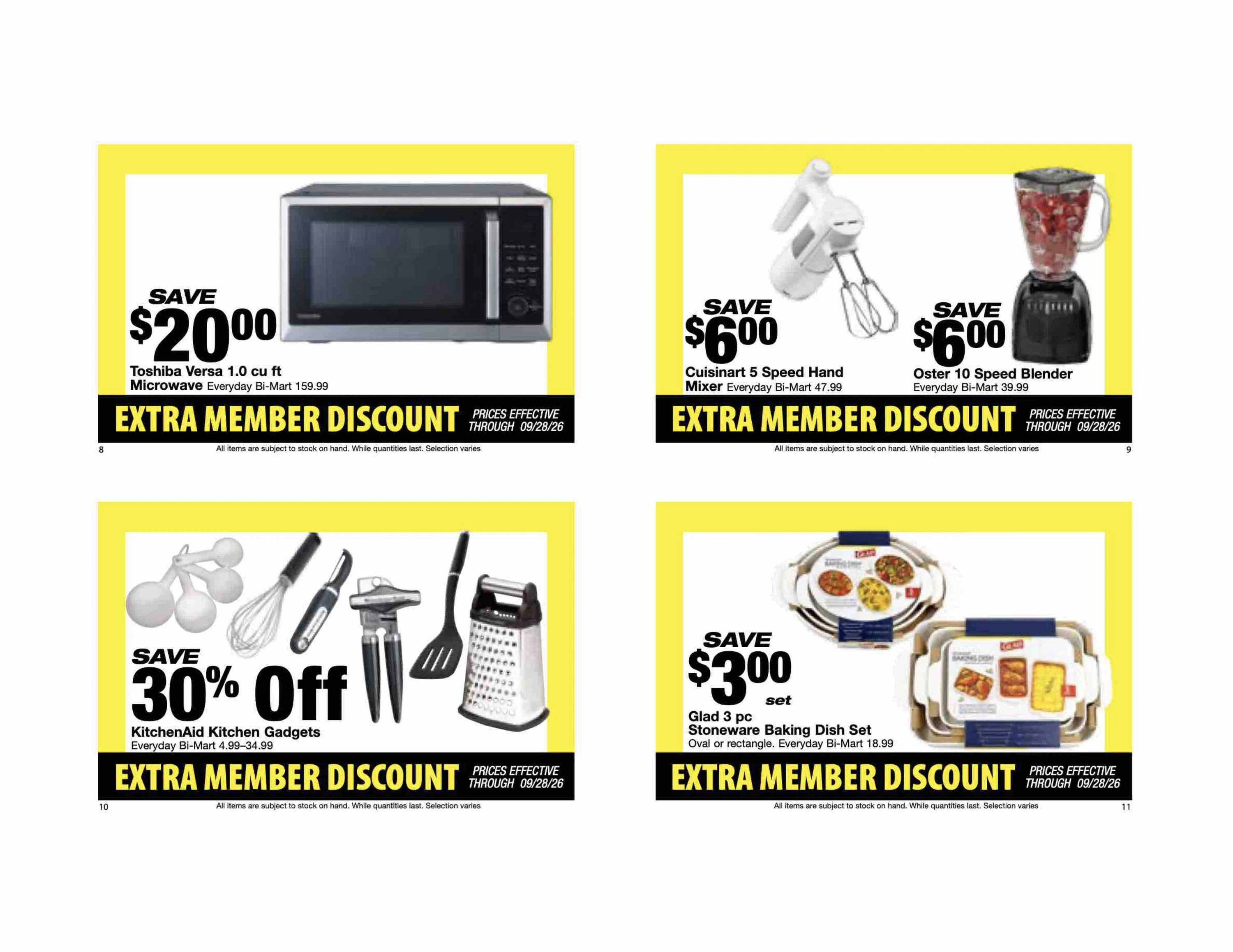 Bi-Mart September 14 Extra Member Discount Book - Page 4