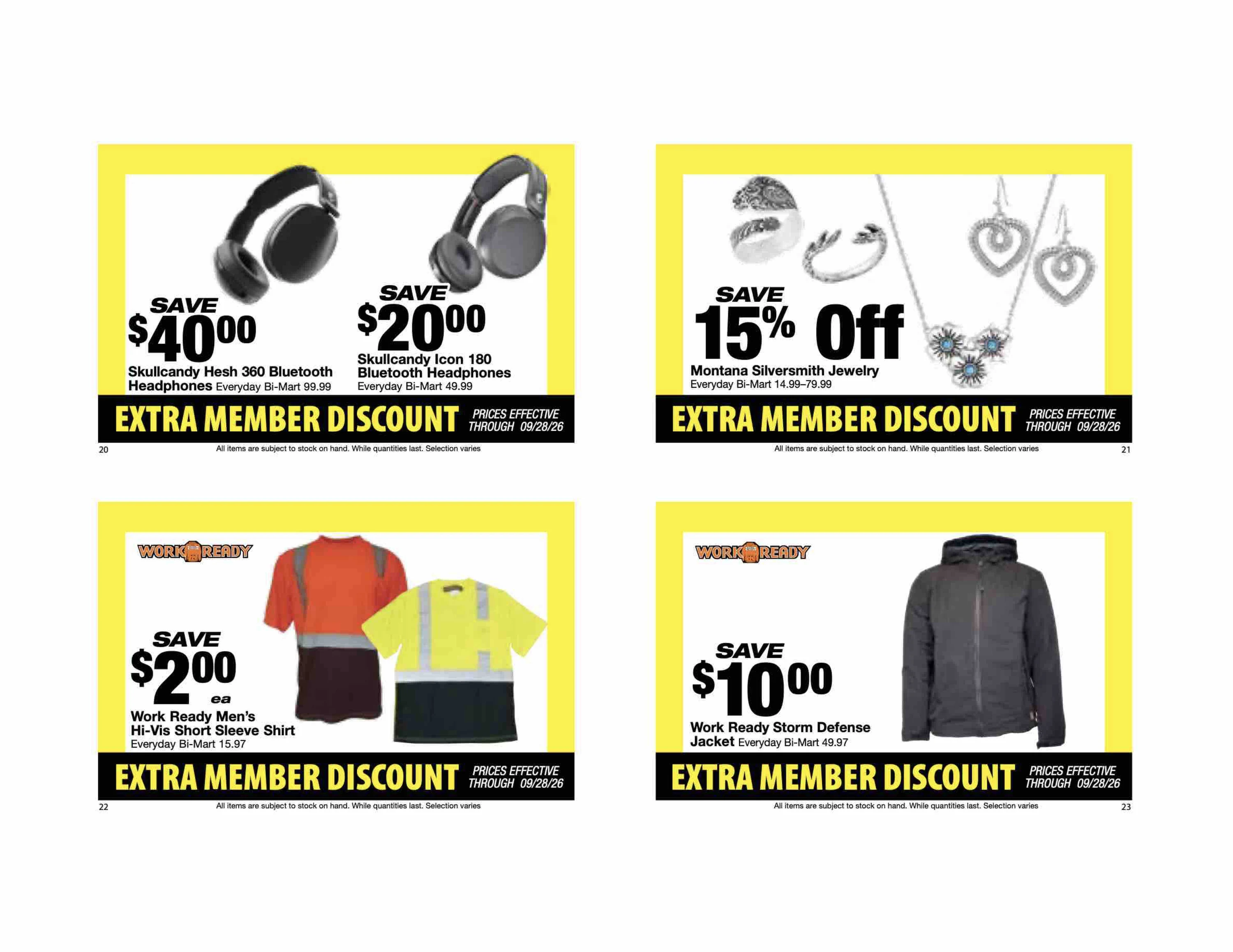Bi-Mart September 14 Extra Member Discount Book - Page 7