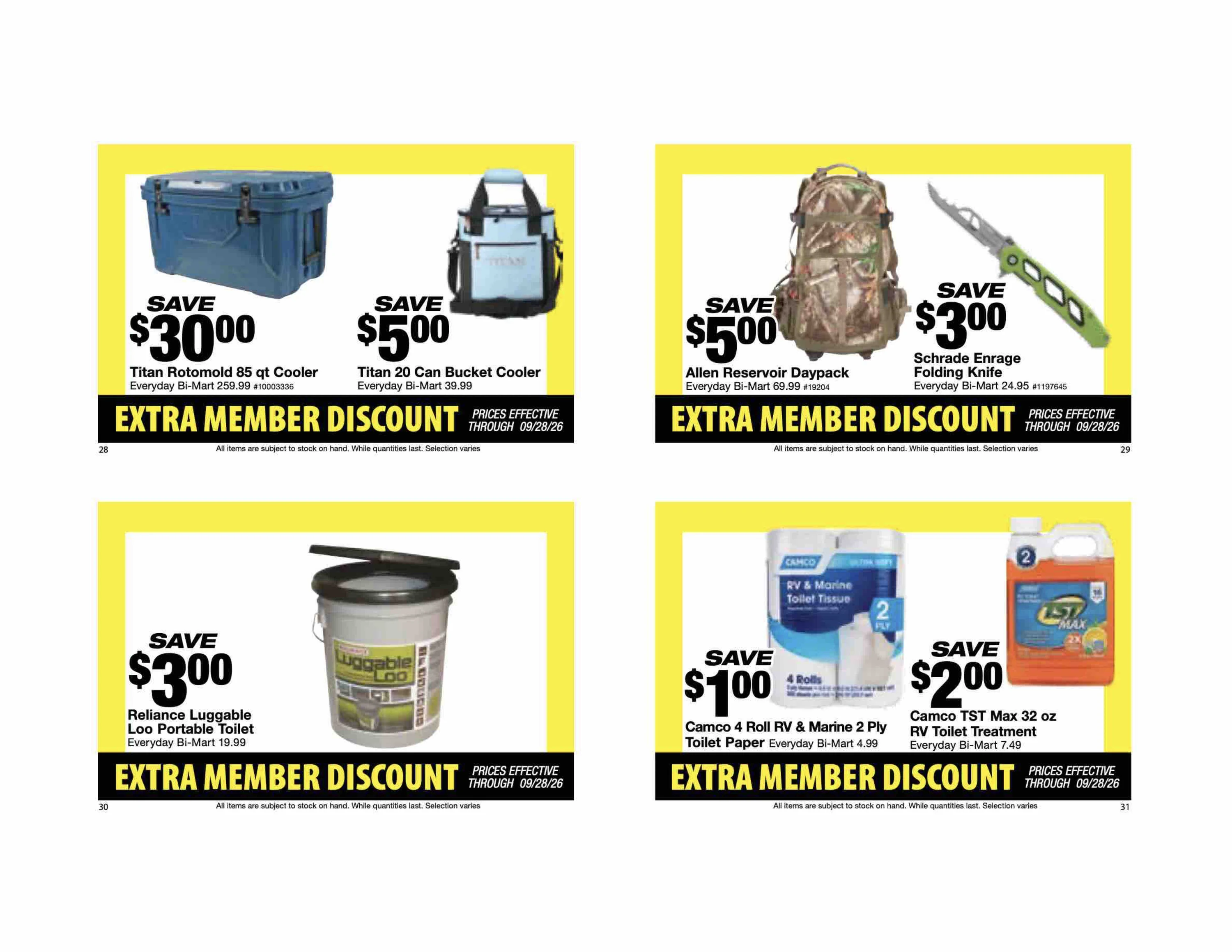 Bi-Mart September 14 Extra Member Discount Book - Page 9