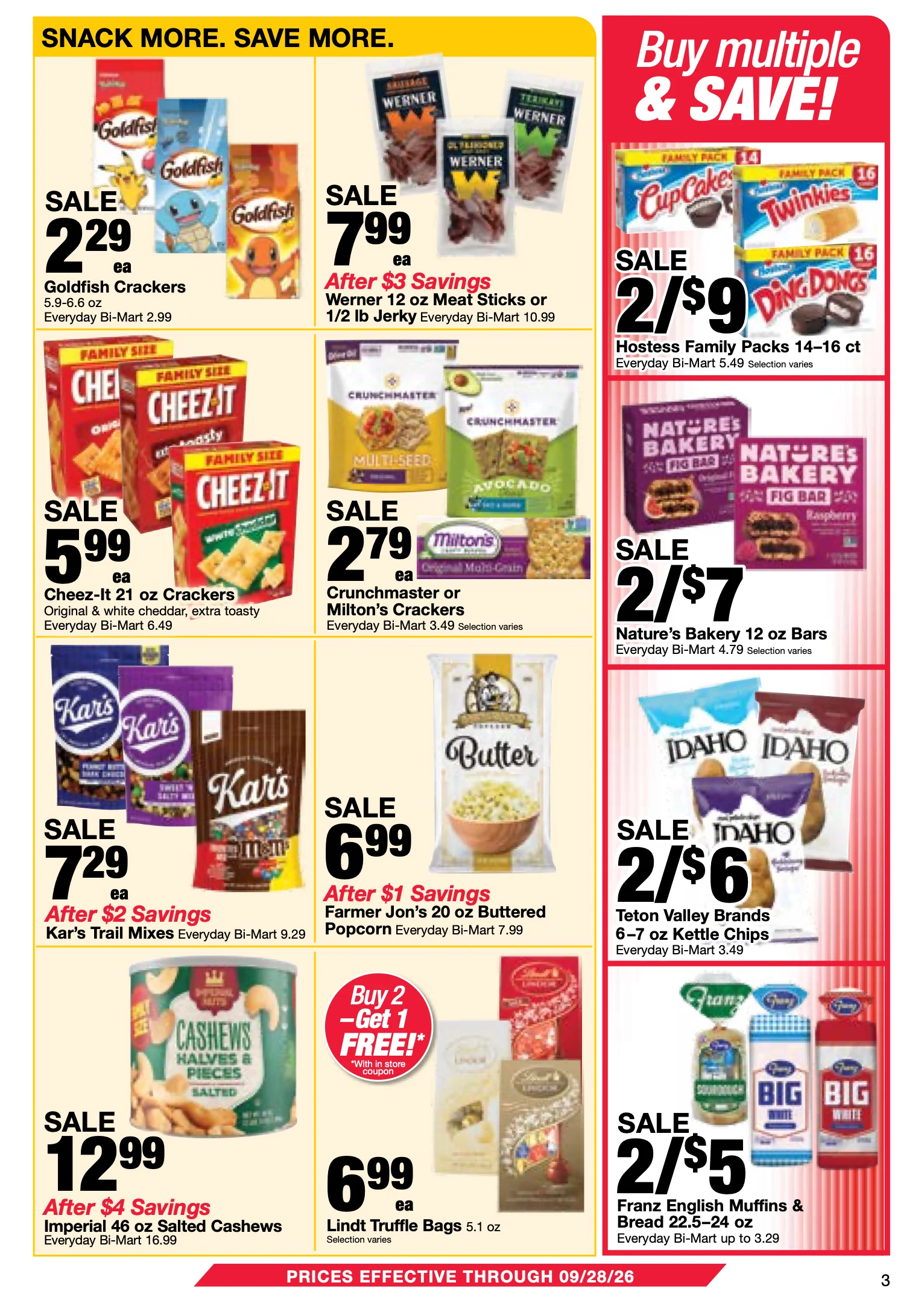 Bi-Mart September 15 Memberships Savings Book - Page 3