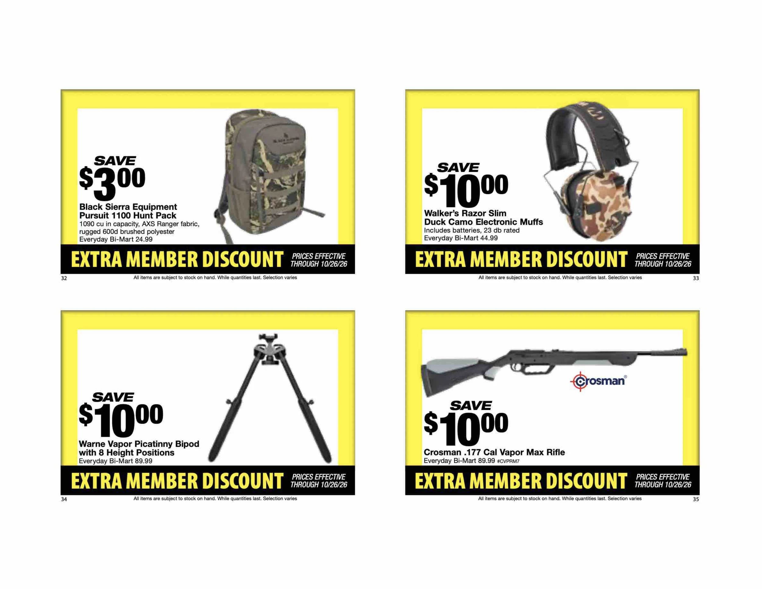 Bi-Mart October 12 Extra Member Discount Book - Page 10