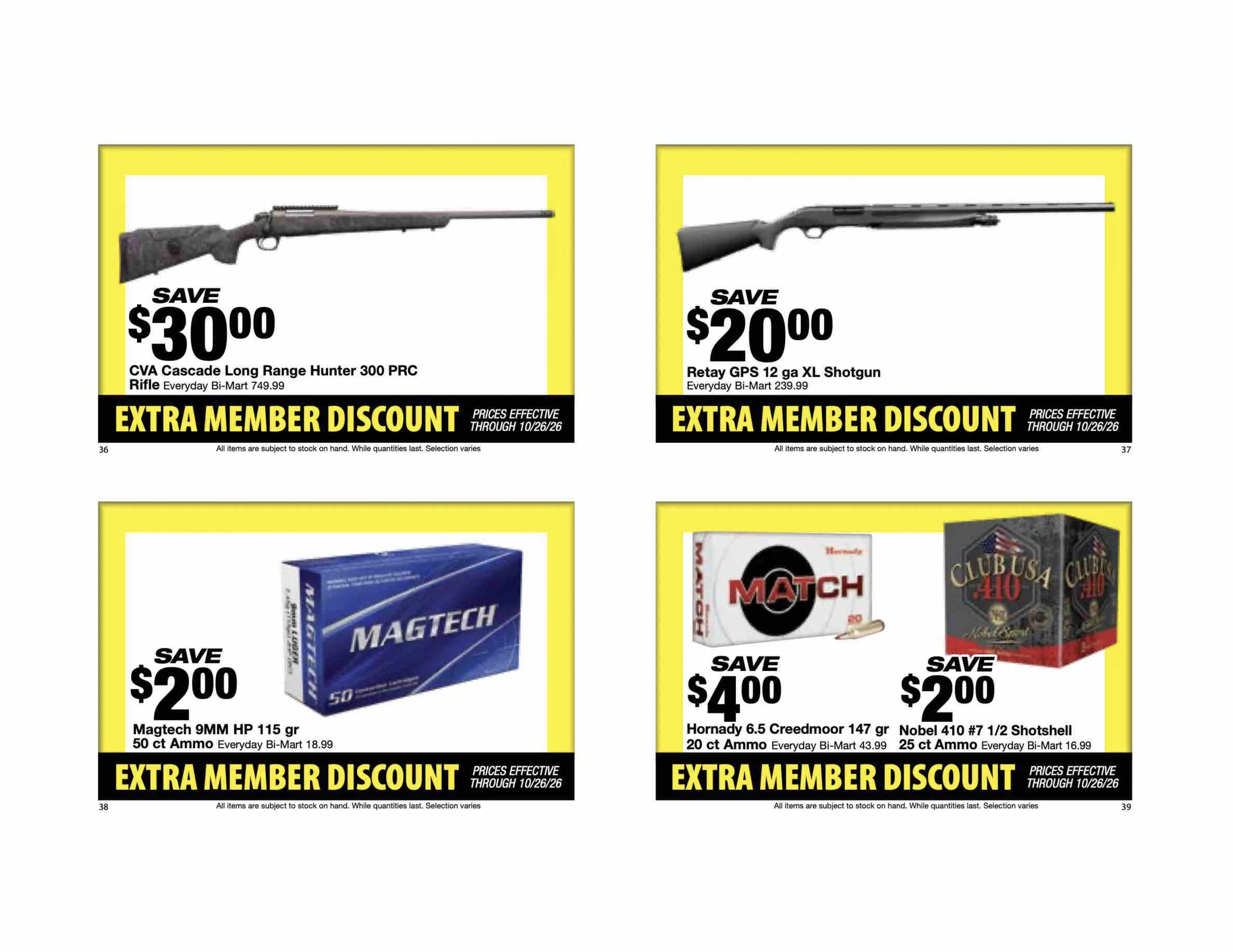 Bi-Mart October 12 Extra Member Discount Book - Page 11
