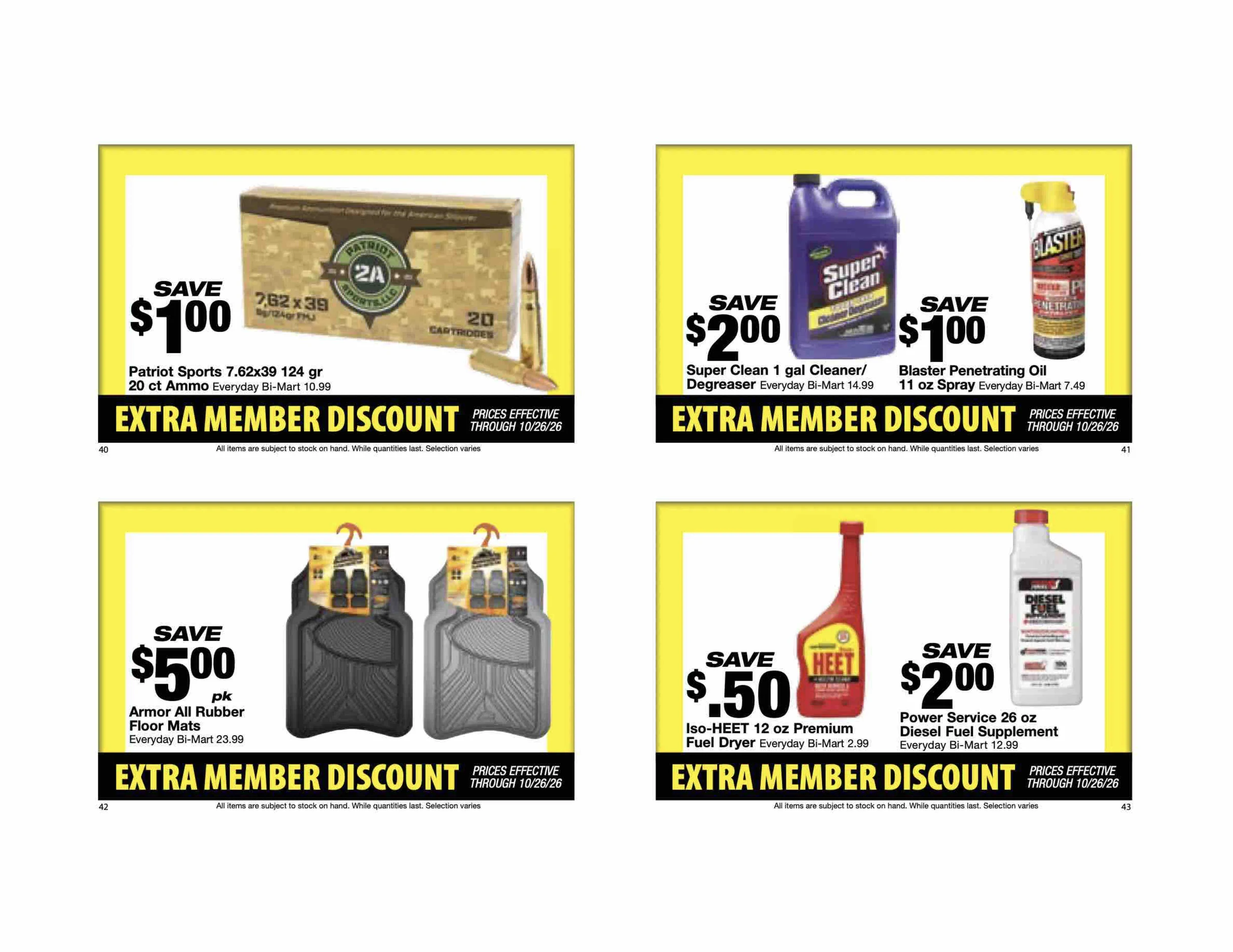 Bi-Mart October 12 Extra Member Discount Book - Page 12