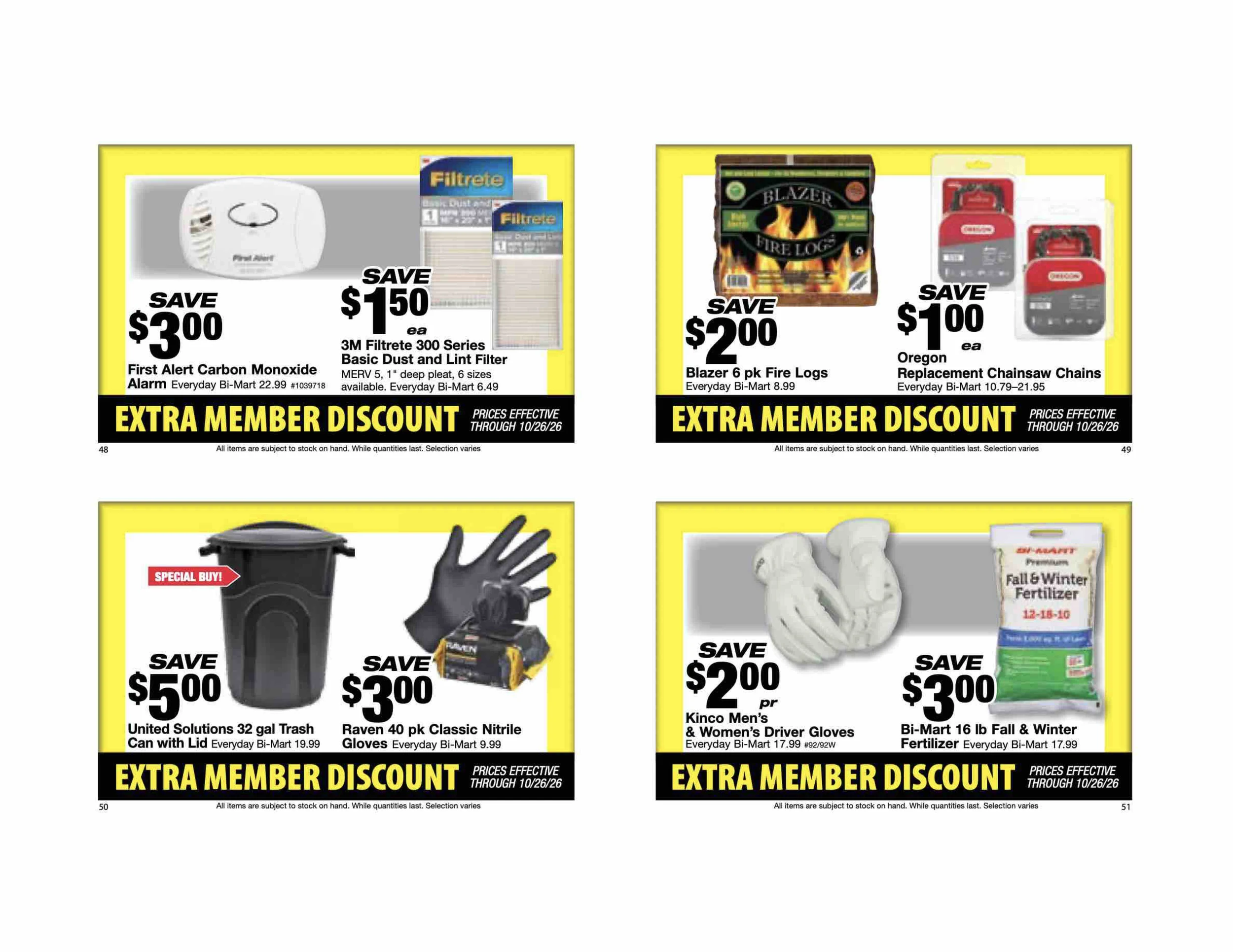Bi-Mart October 12 Extra Member Discount Book - Page 14