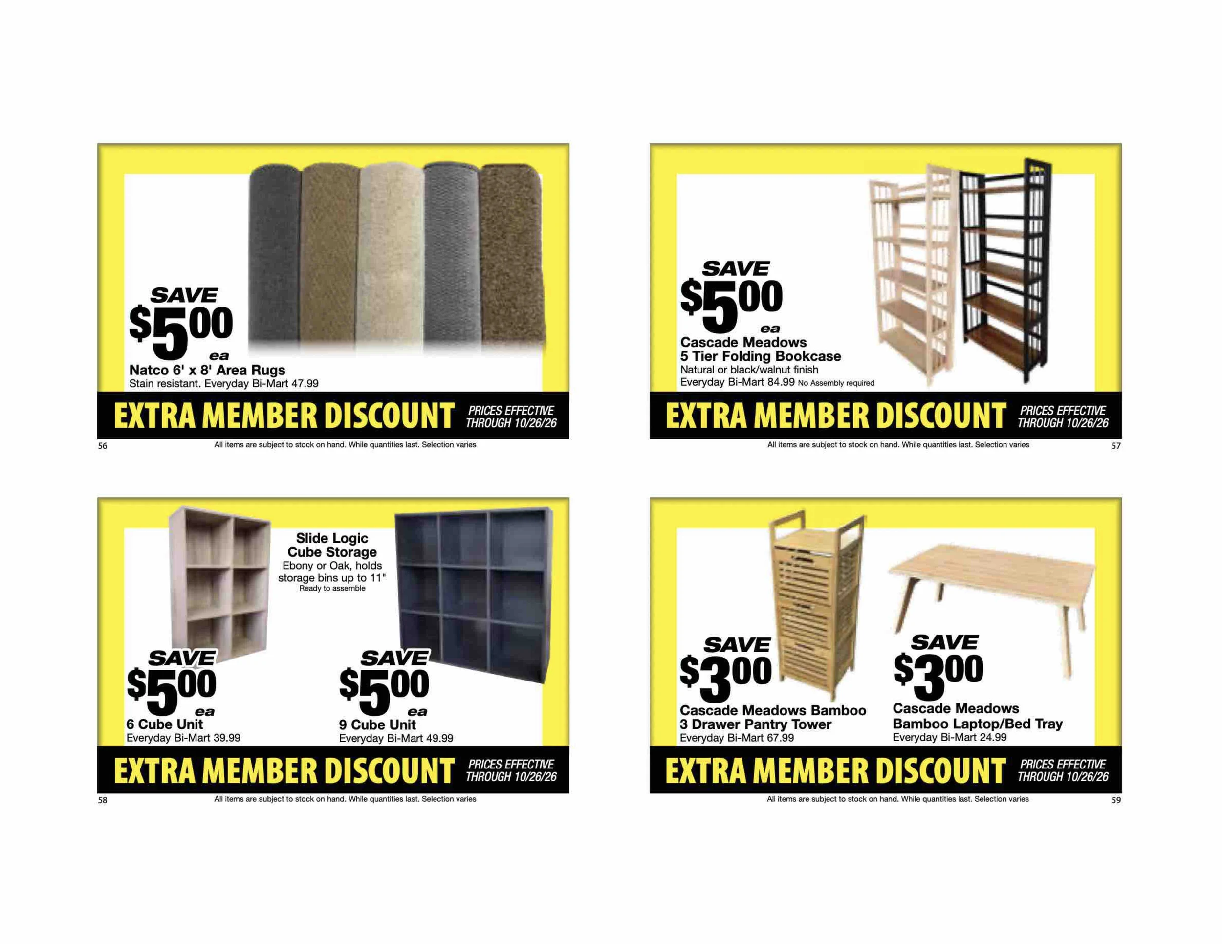 Bi-Mart October 12 Extra Member Discount Book - Page 16