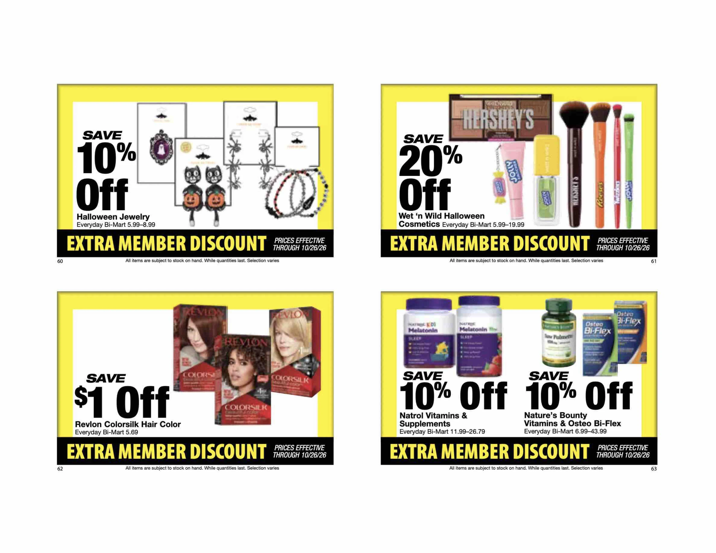 Bi-Mart October 12 Extra Member Discount Book - Page 17