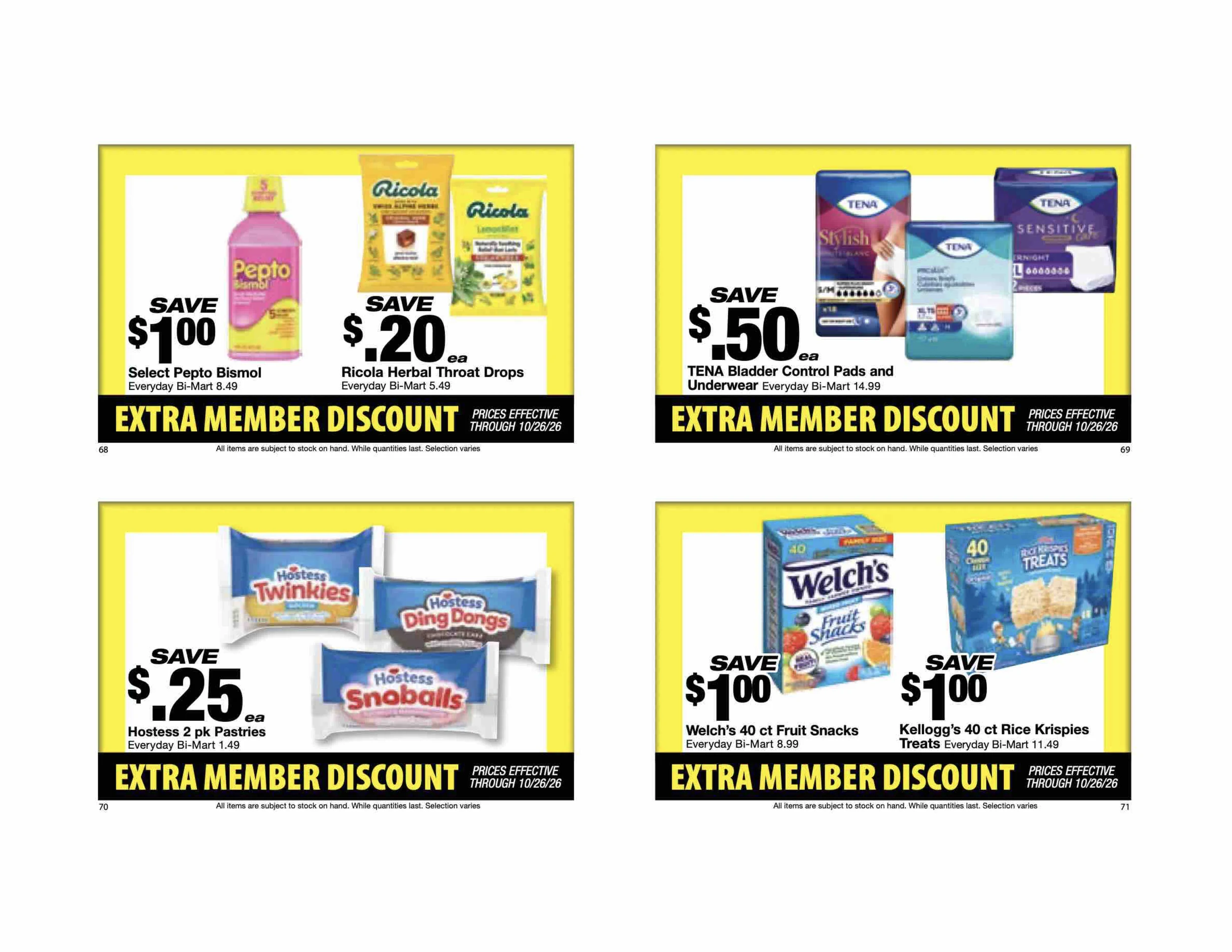 Bi-Mart October 12 Extra Member Discount Book - Page 19