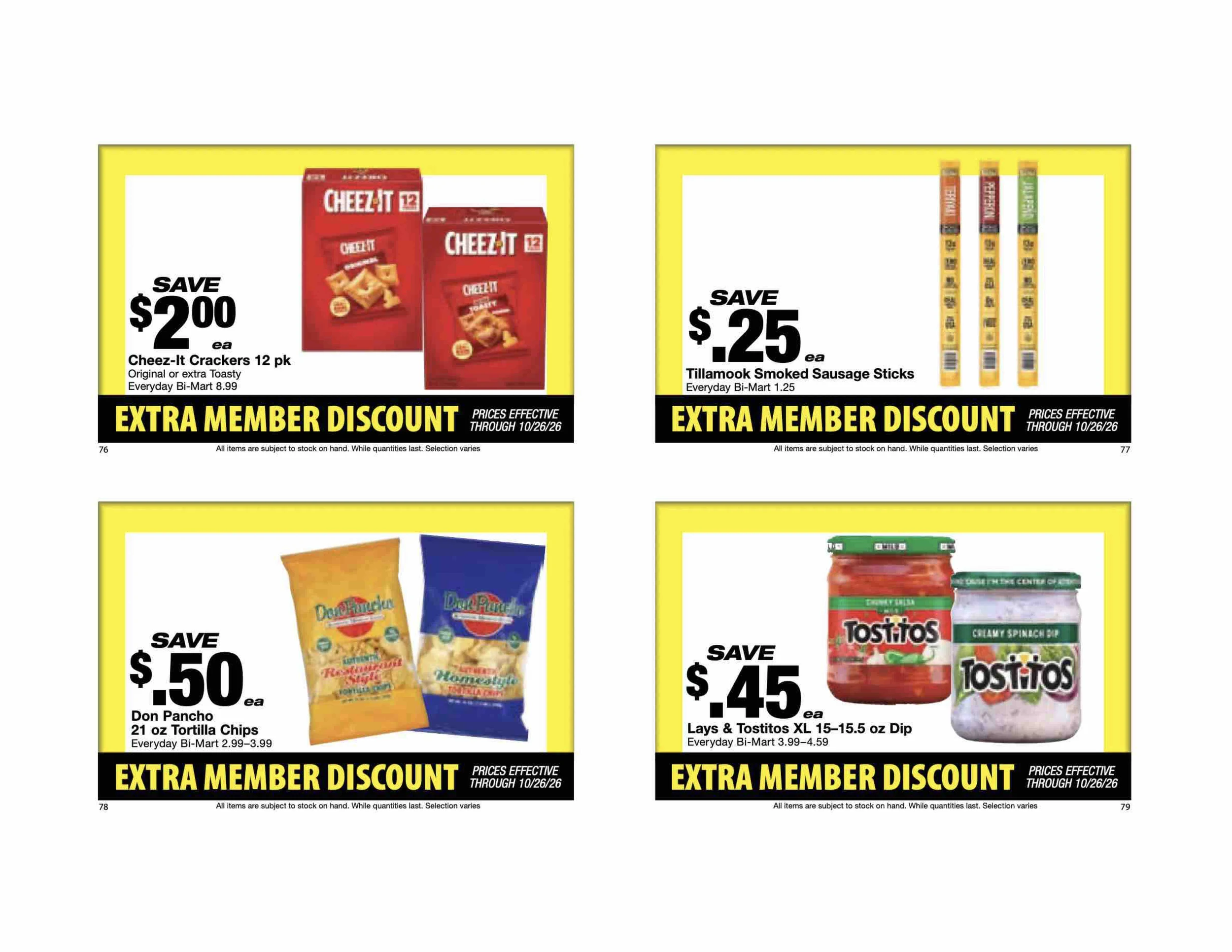 Bi-Mart October 12 Extra Member Discount Book - Page 21