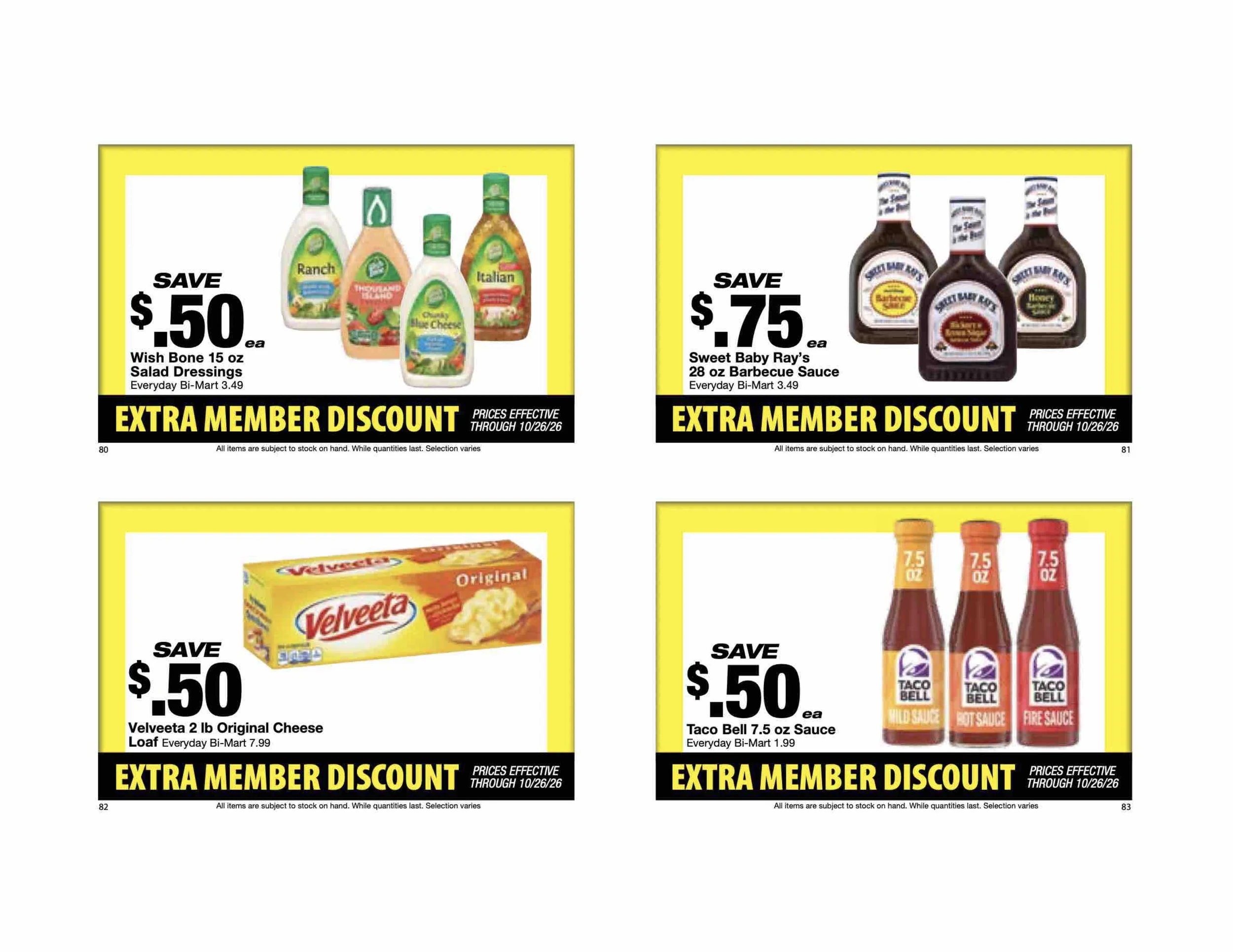 Bi-Mart October 12 Extra Member Discount Book - Page 22