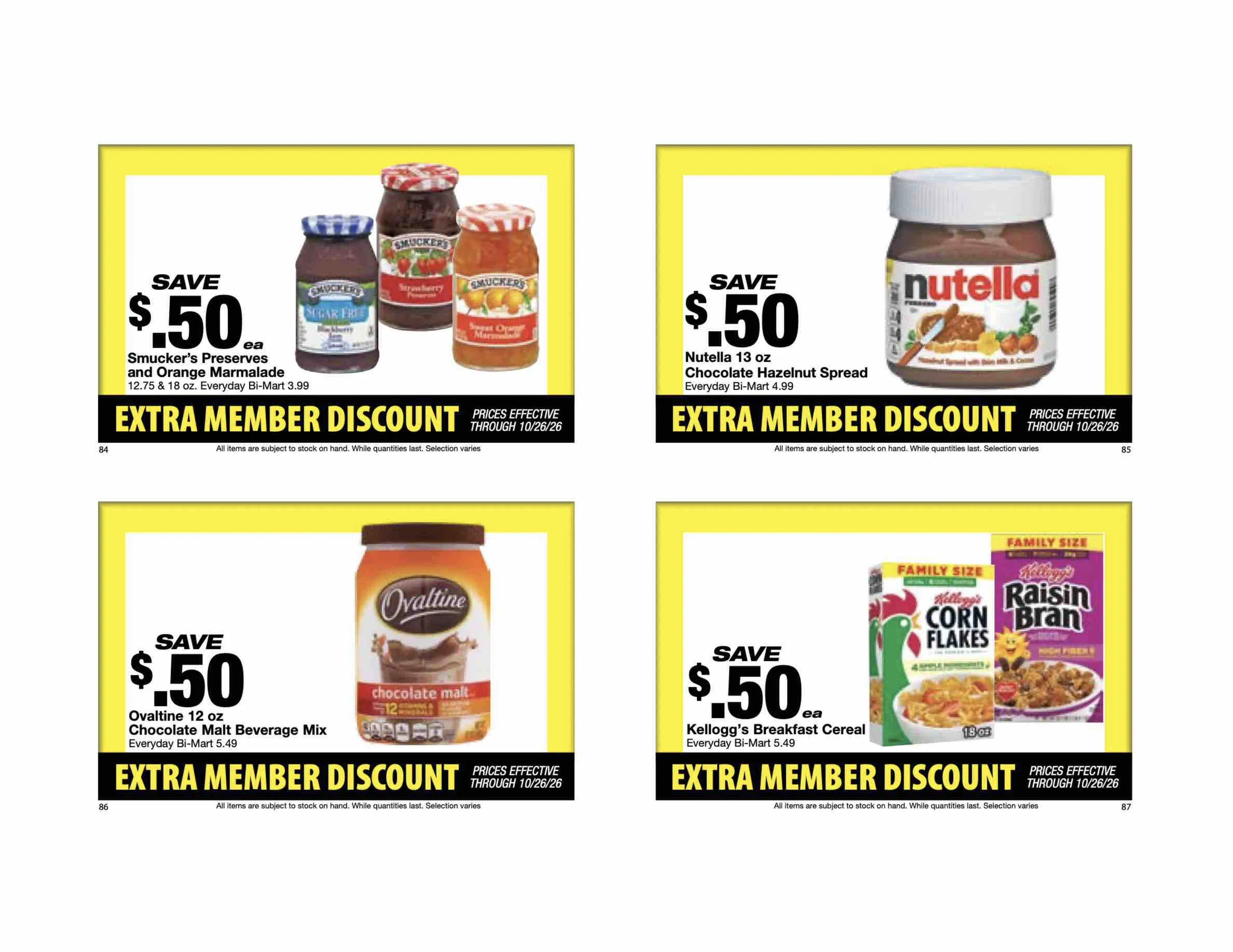 Bi-Mart October 12 Extra Member Discount Book - Page 23
