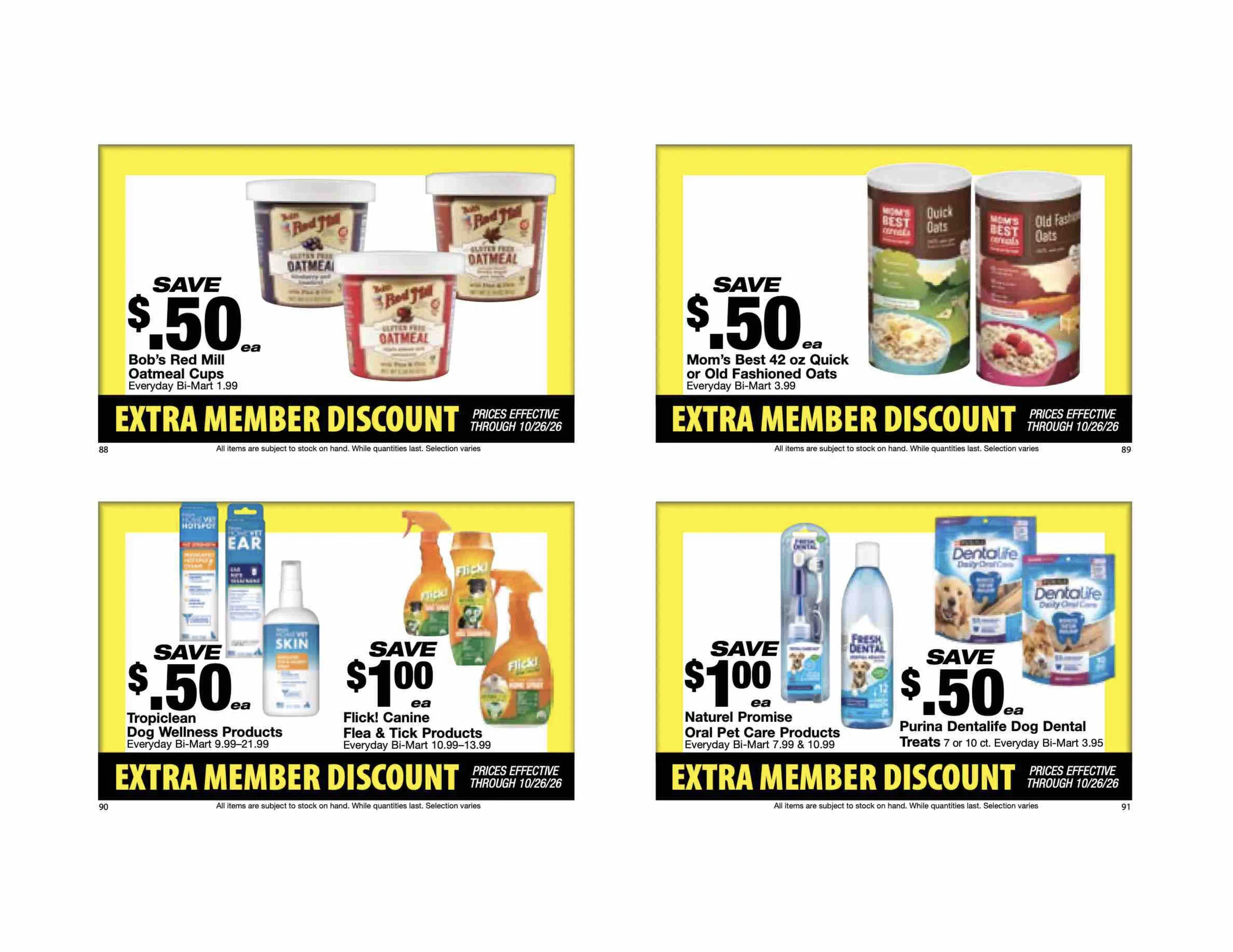 Bi-Mart October 12 Extra Member Discount Book - Page 24