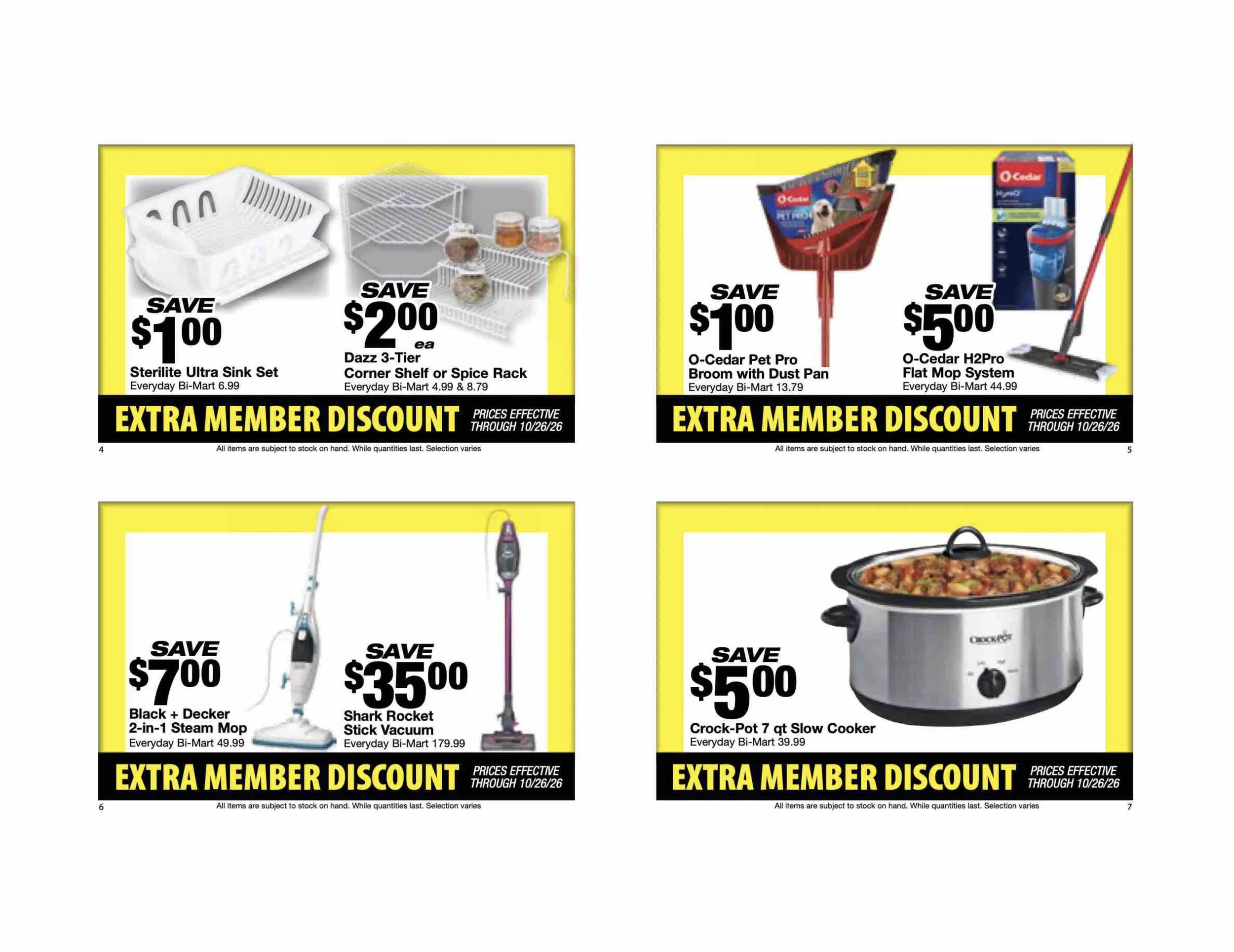 Bi-Mart October 12 Extra Member Discount Book - Page 3