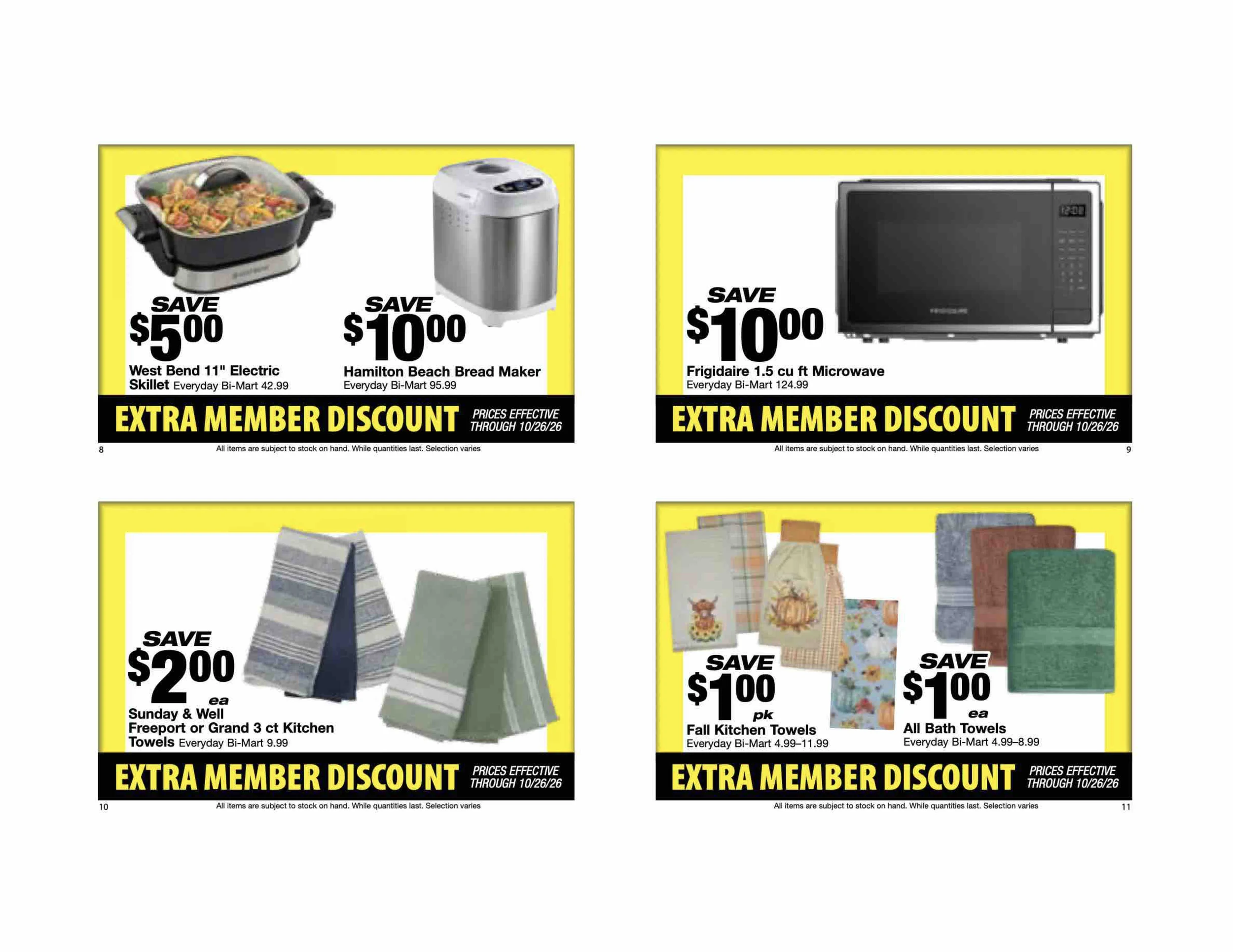 Bi-Mart October 12 Extra Member Discount Book - Page 4