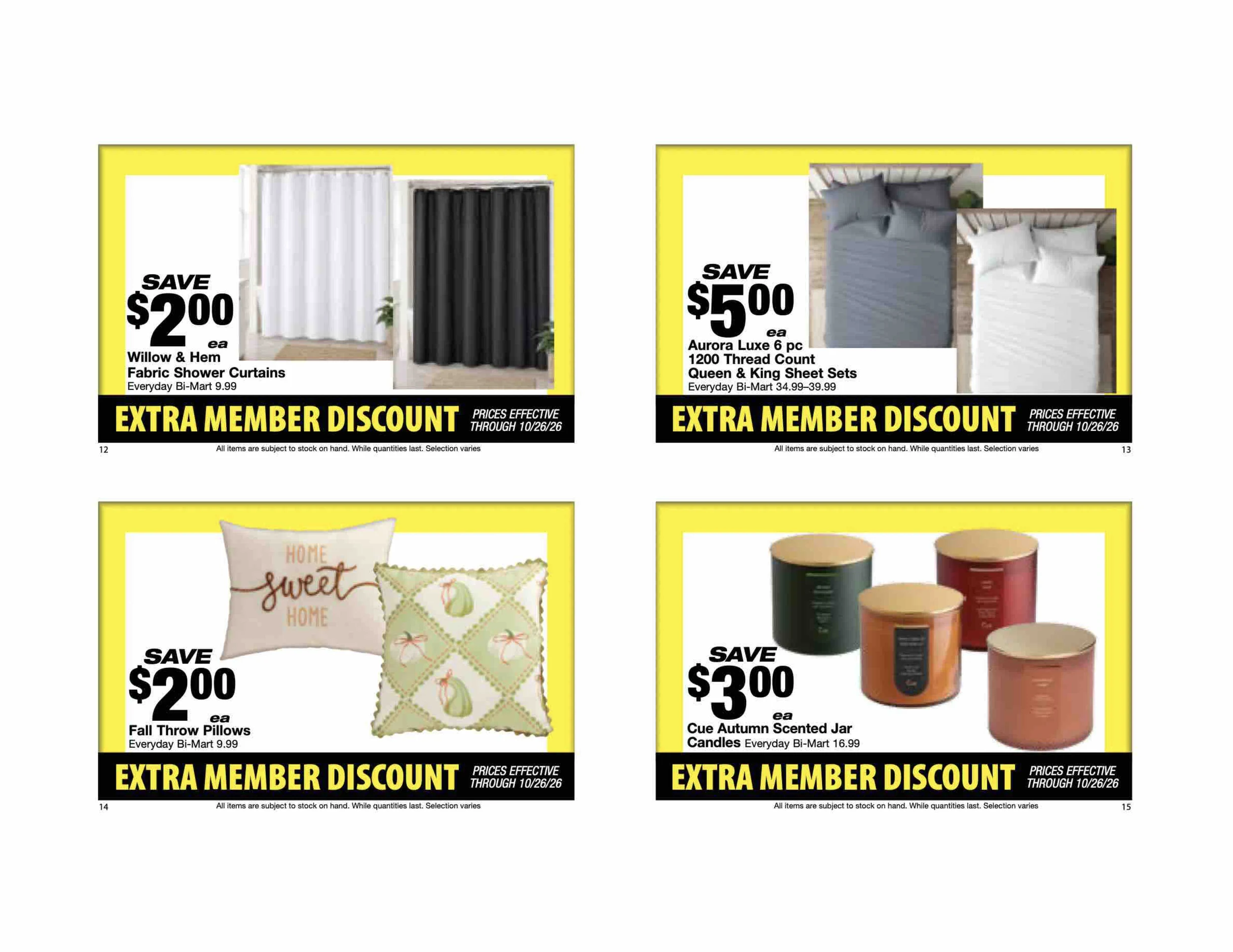 Bi-Mart October 12 Extra Member Discount Book - Page 5