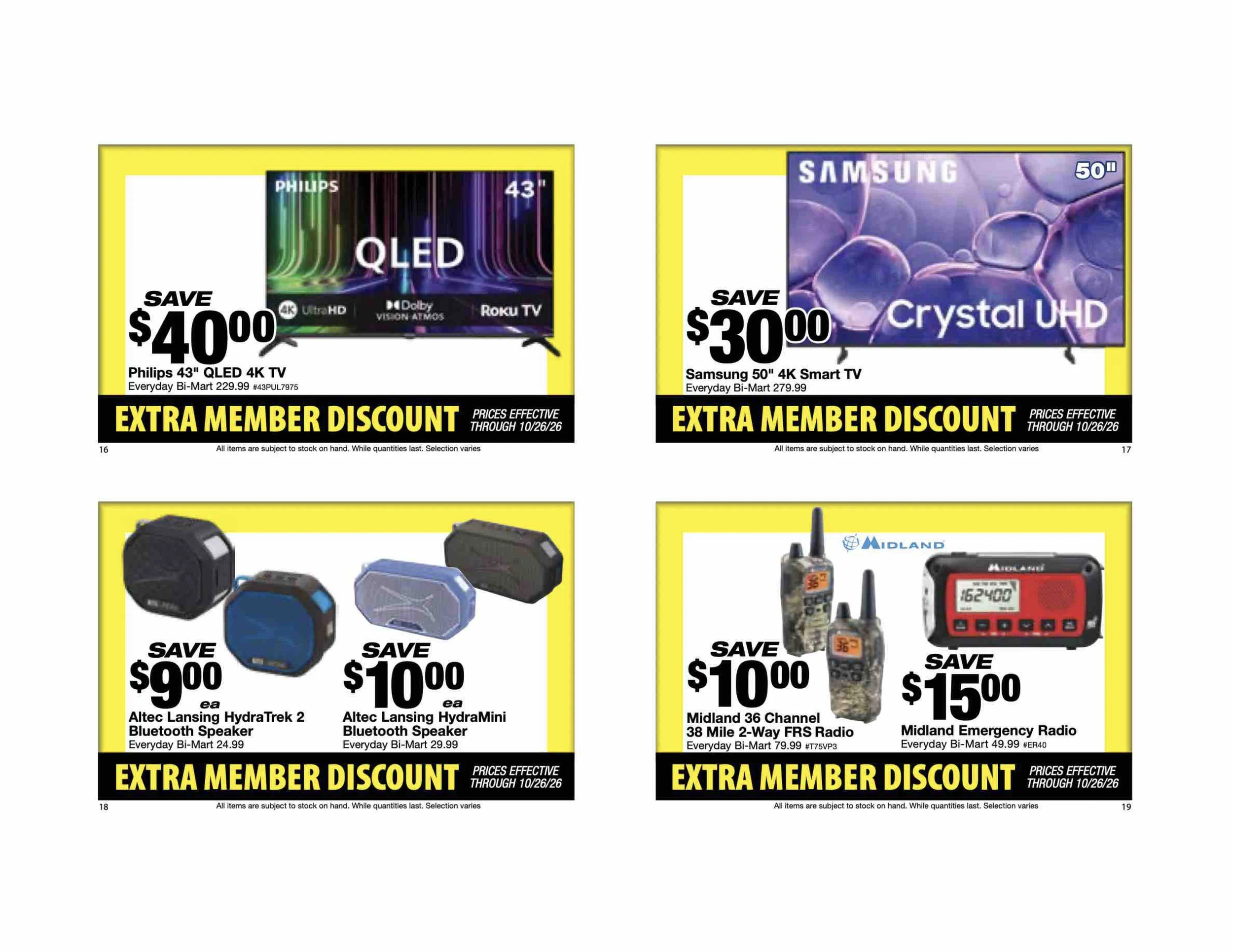 Bi-Mart October 12 Extra Member Discount Book - Page 6
