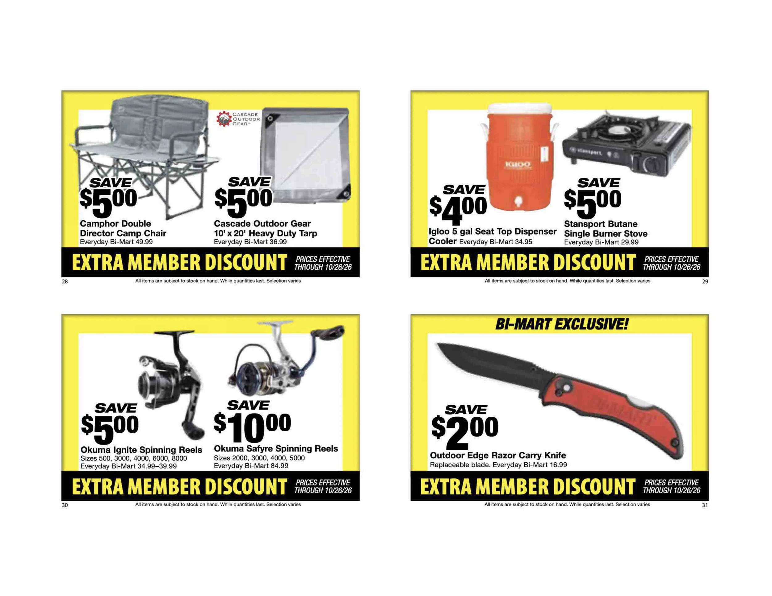 Bi-Mart October 12 Extra Member Discount Book - Page 9