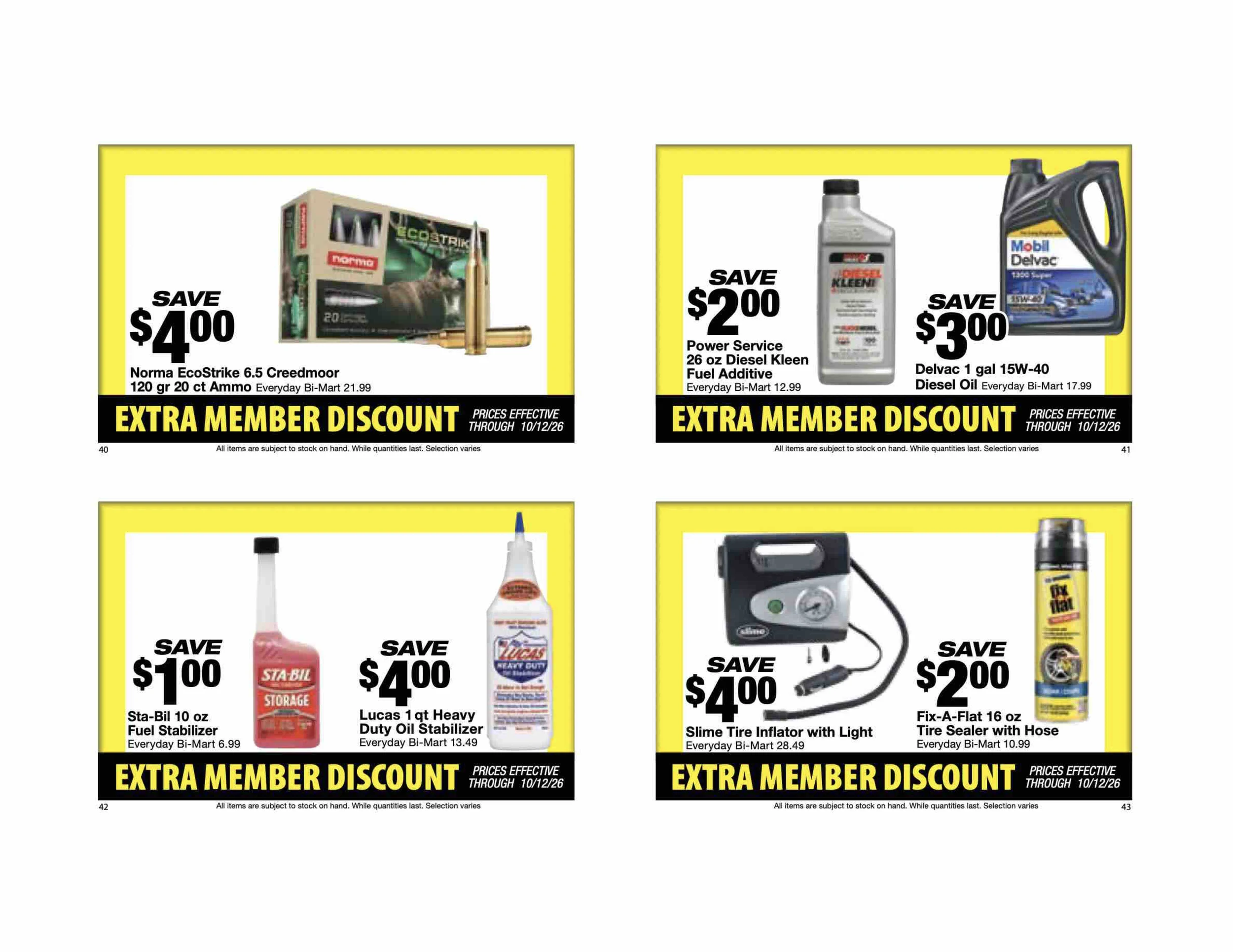Bi-Mart September 28 Extra Member Discount Book - Page 12
