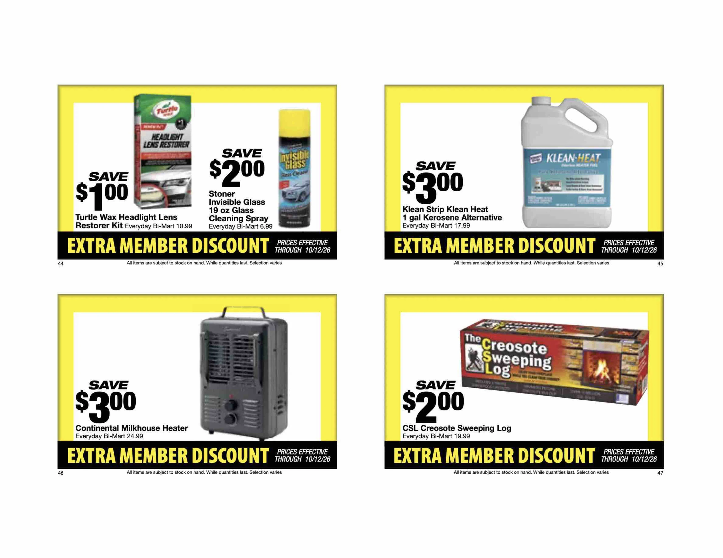 Bi-Mart September 28 Extra Member Discount Book - Page 13