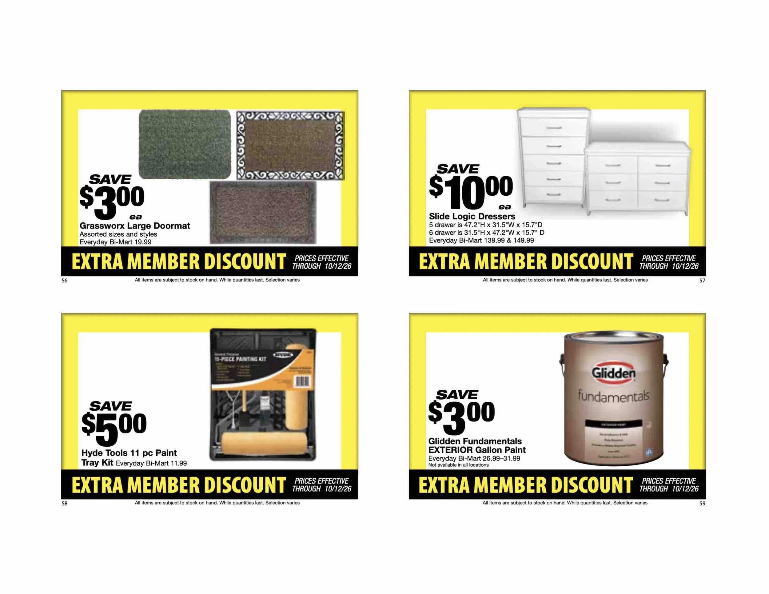 Bi-Mart September 28 Extra Member Discount Book - Page 16