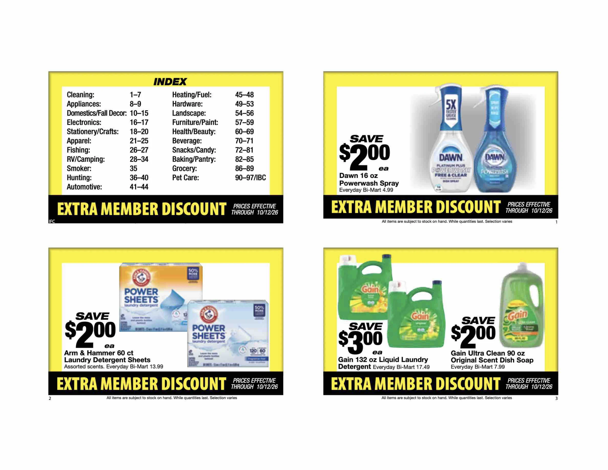 Bi-Mart September 28 Extra Member Discount Book - Page 2