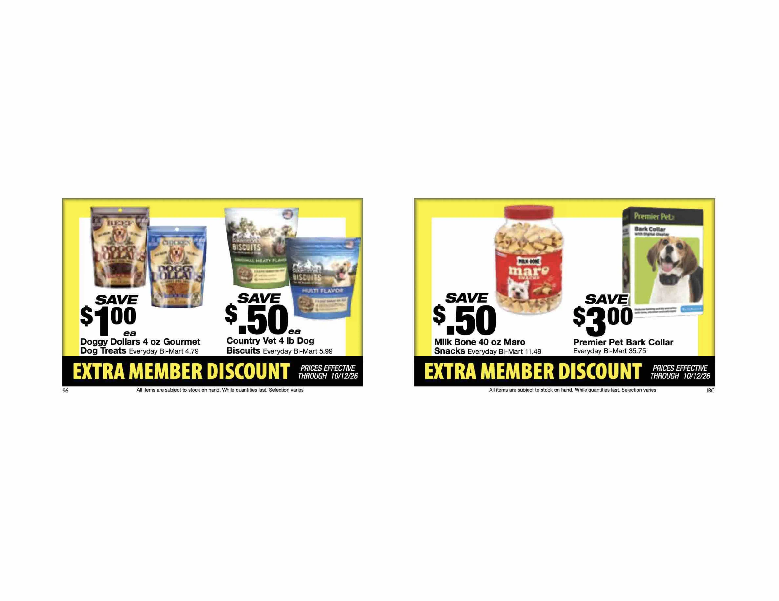 Bi-Mart September 28 Extra Member Discount Book - Page 26