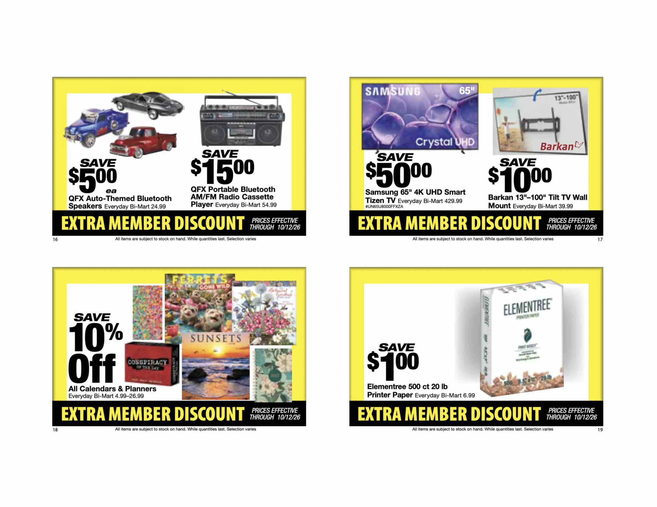 Bi-Mart September 28 Extra Member Discount Book - Page 6