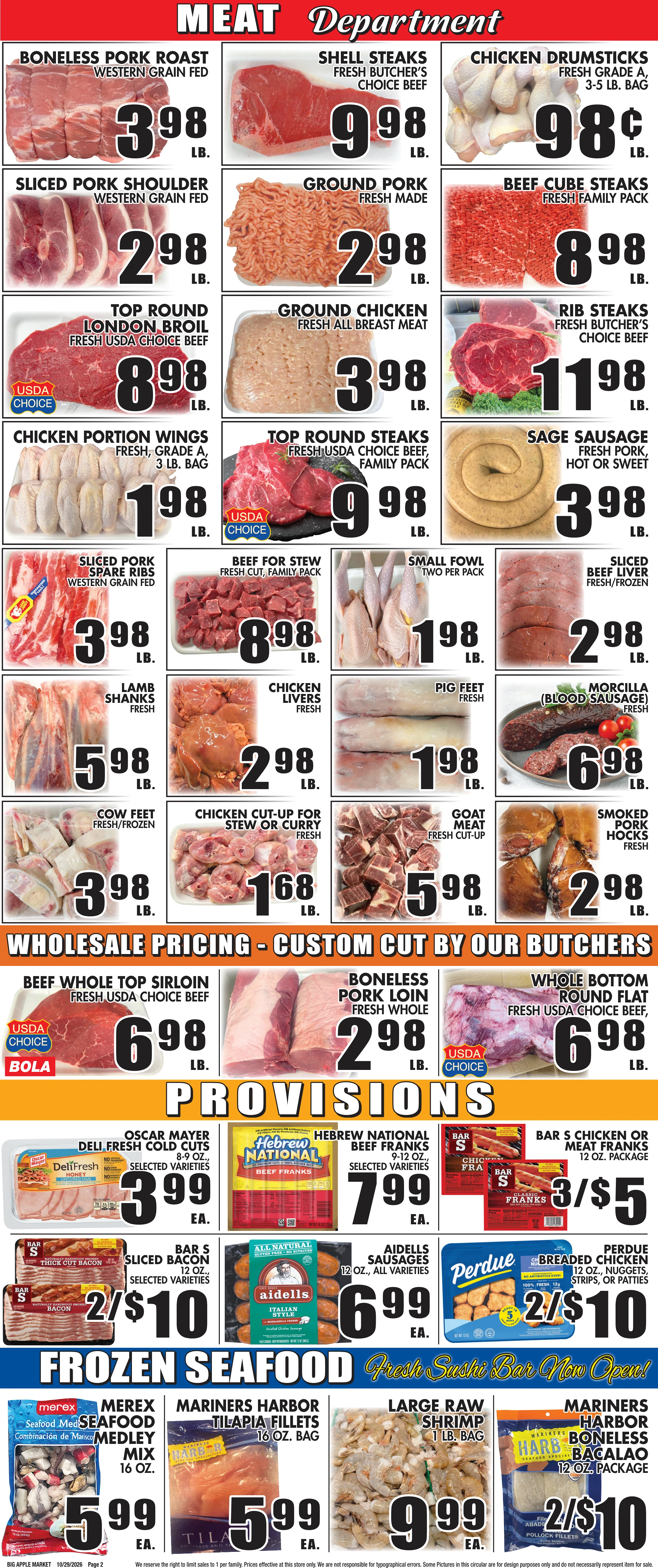 Big Apple Meat Market Big Apple Meat Market - Page 2