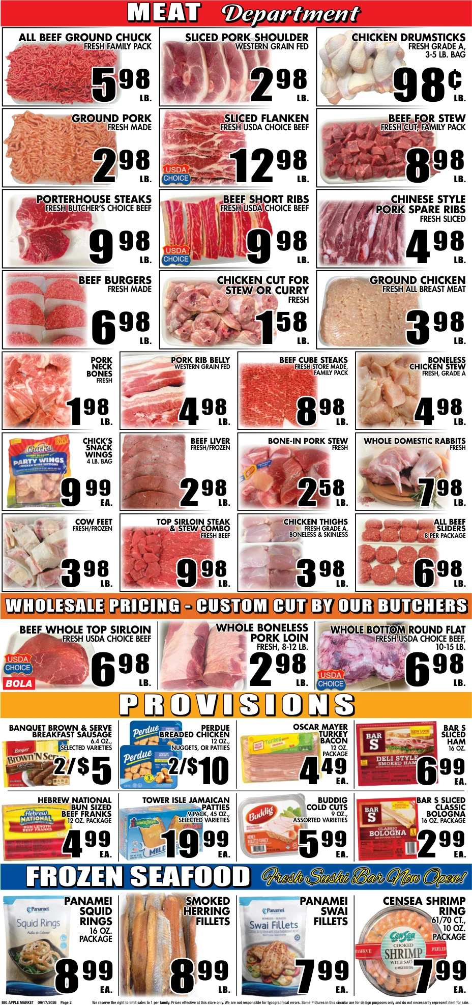 Big Apple Meat Market Big Apple Meat Market - Page 2